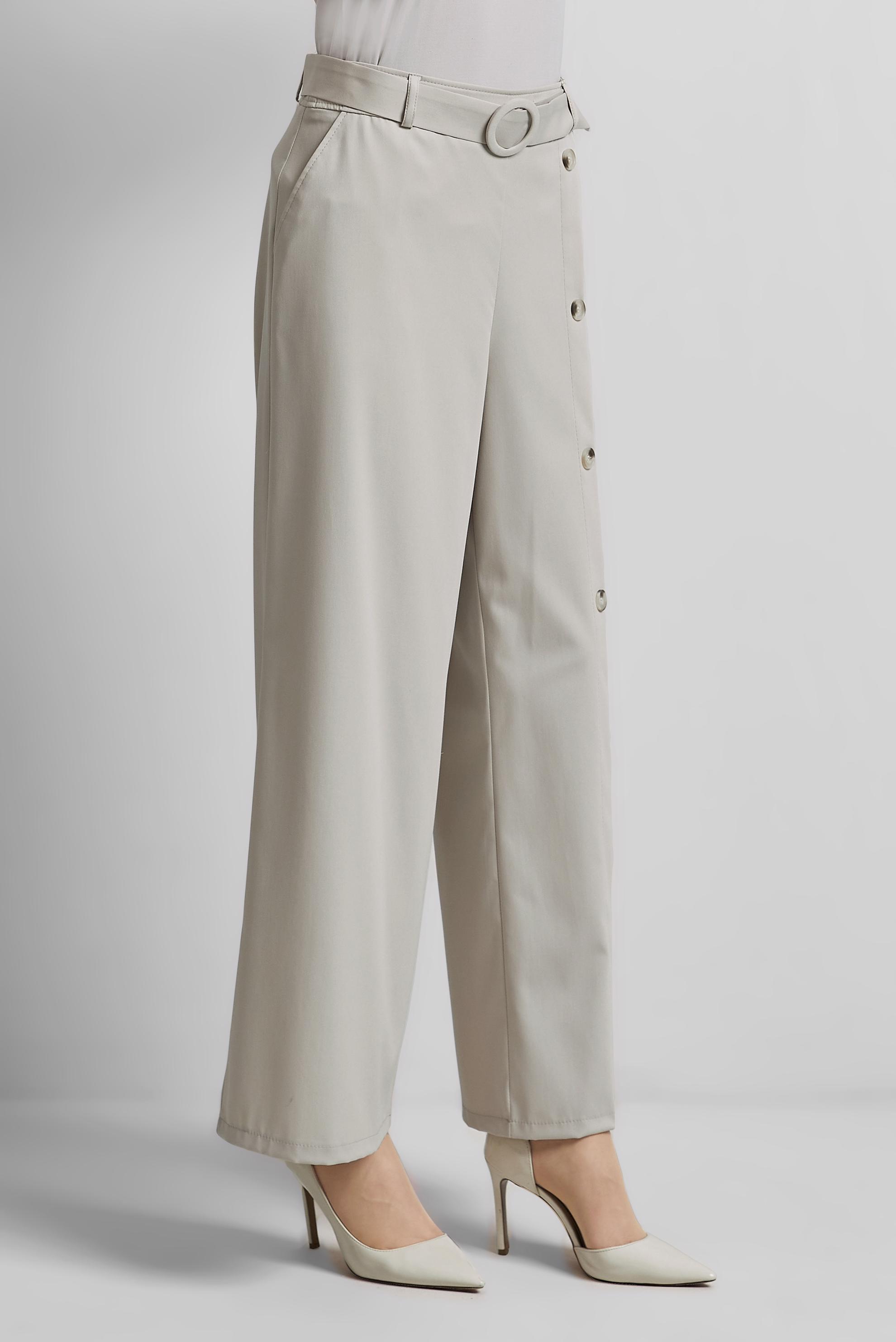 Hijab clothing BEIGE WIDE LEG PANTS 70873