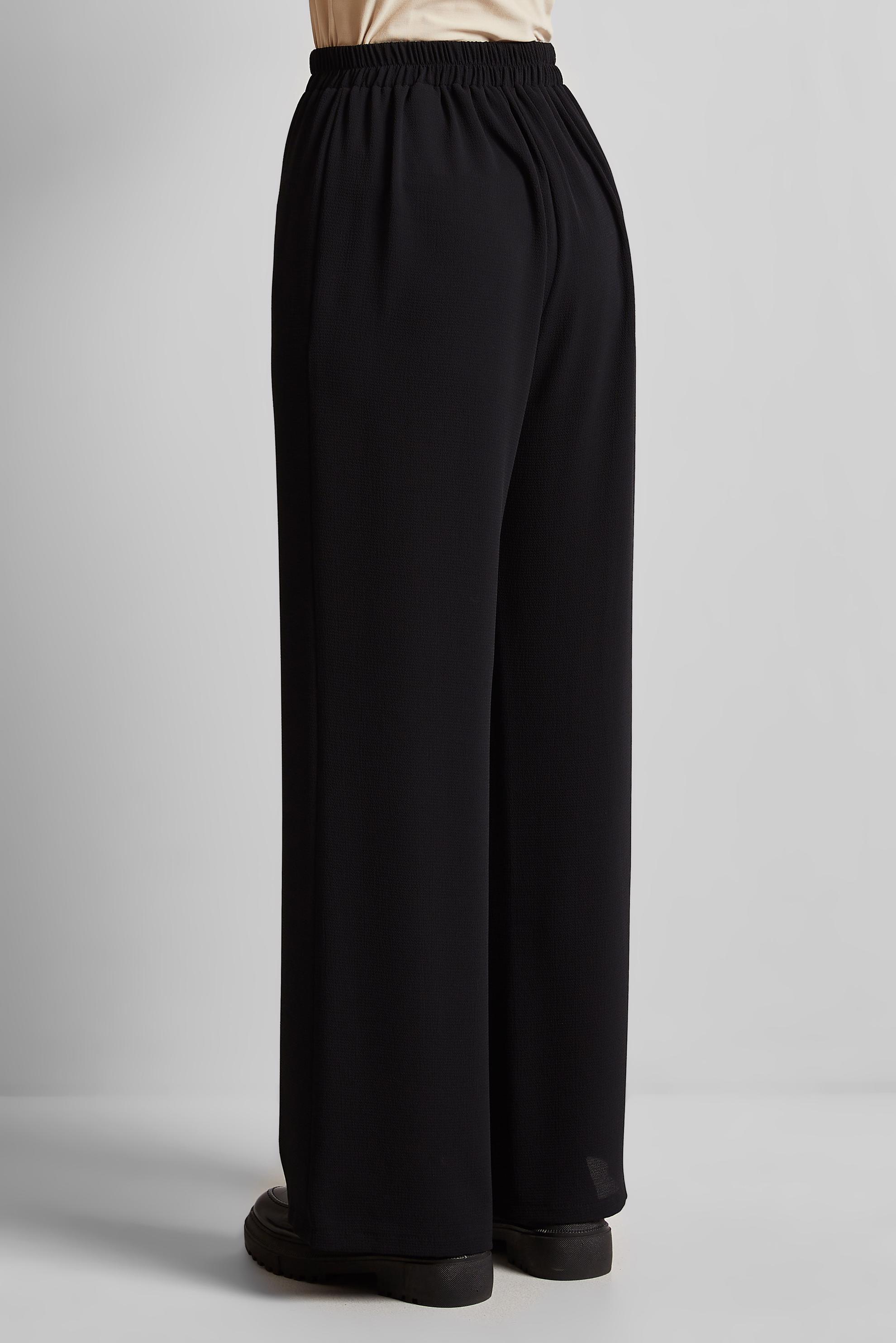 Tesettür giyim SİYAH GENİŞ PAÇA PANTOLON 70874