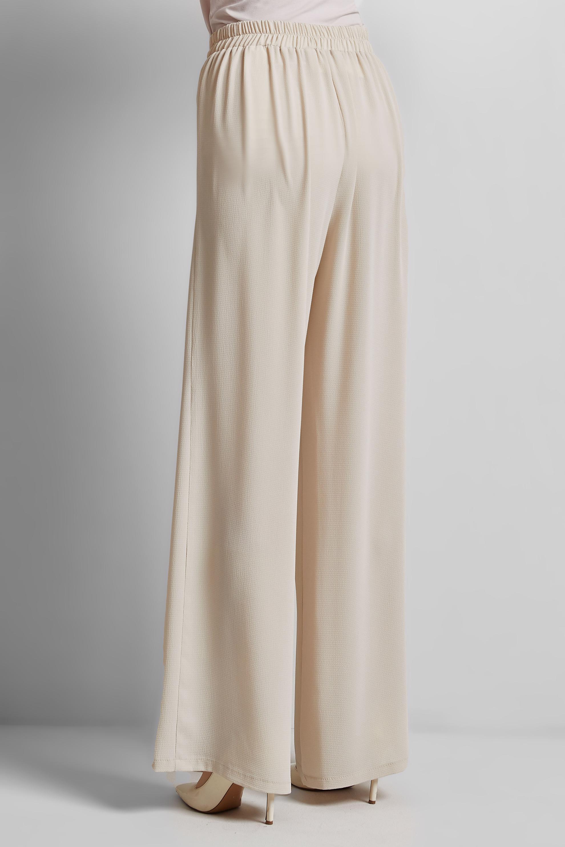 Tesettür giyim BEJ GENİŞ PAÇA PANTOLON 70874