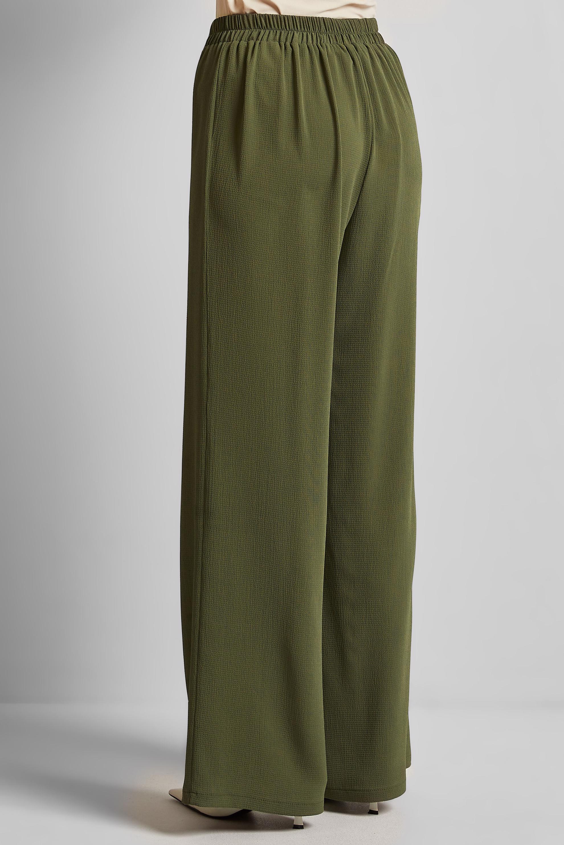 Tesettür giyim HAKİ GENİŞ PAÇA PANTOLON 70874