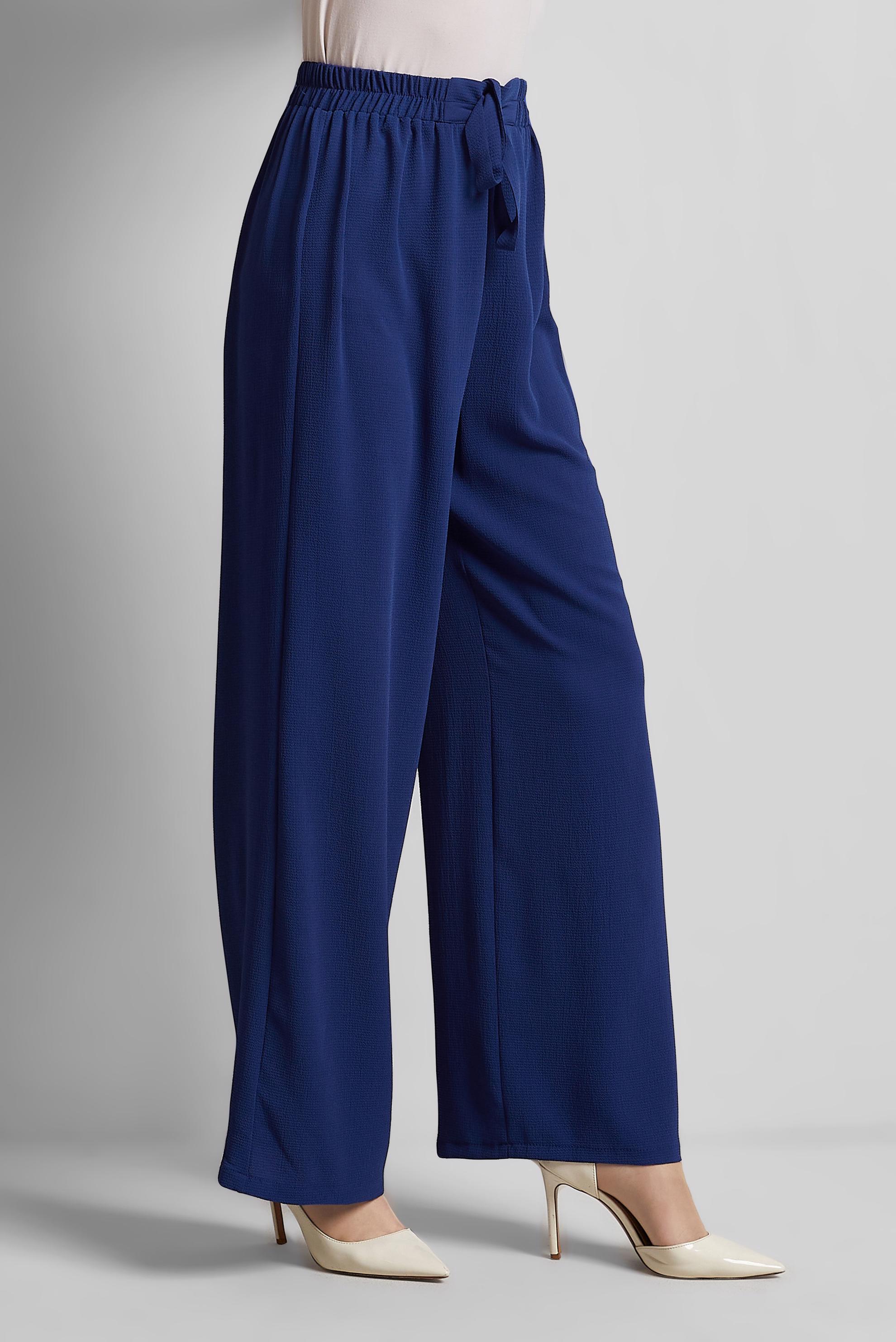 Tesettür giyim LACİVERT GENİŞ PAÇA PANTOLON 70874