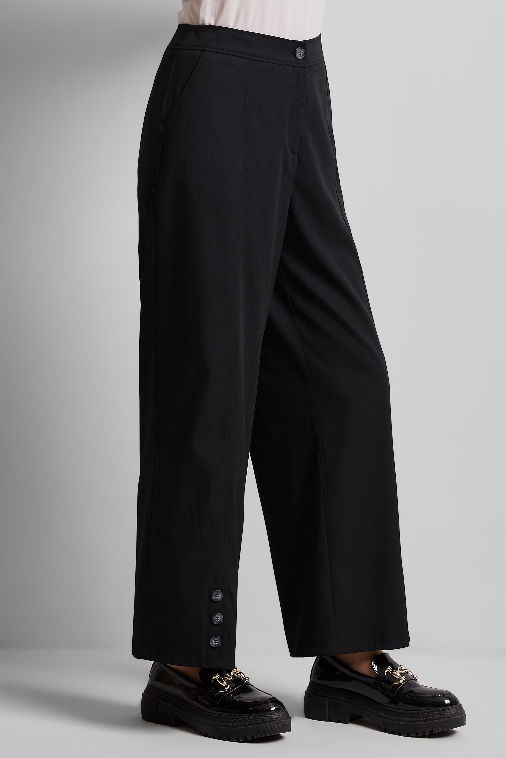 Tesettür giyim SİYAH GENİŞ PAÇA PANTOLON 70875