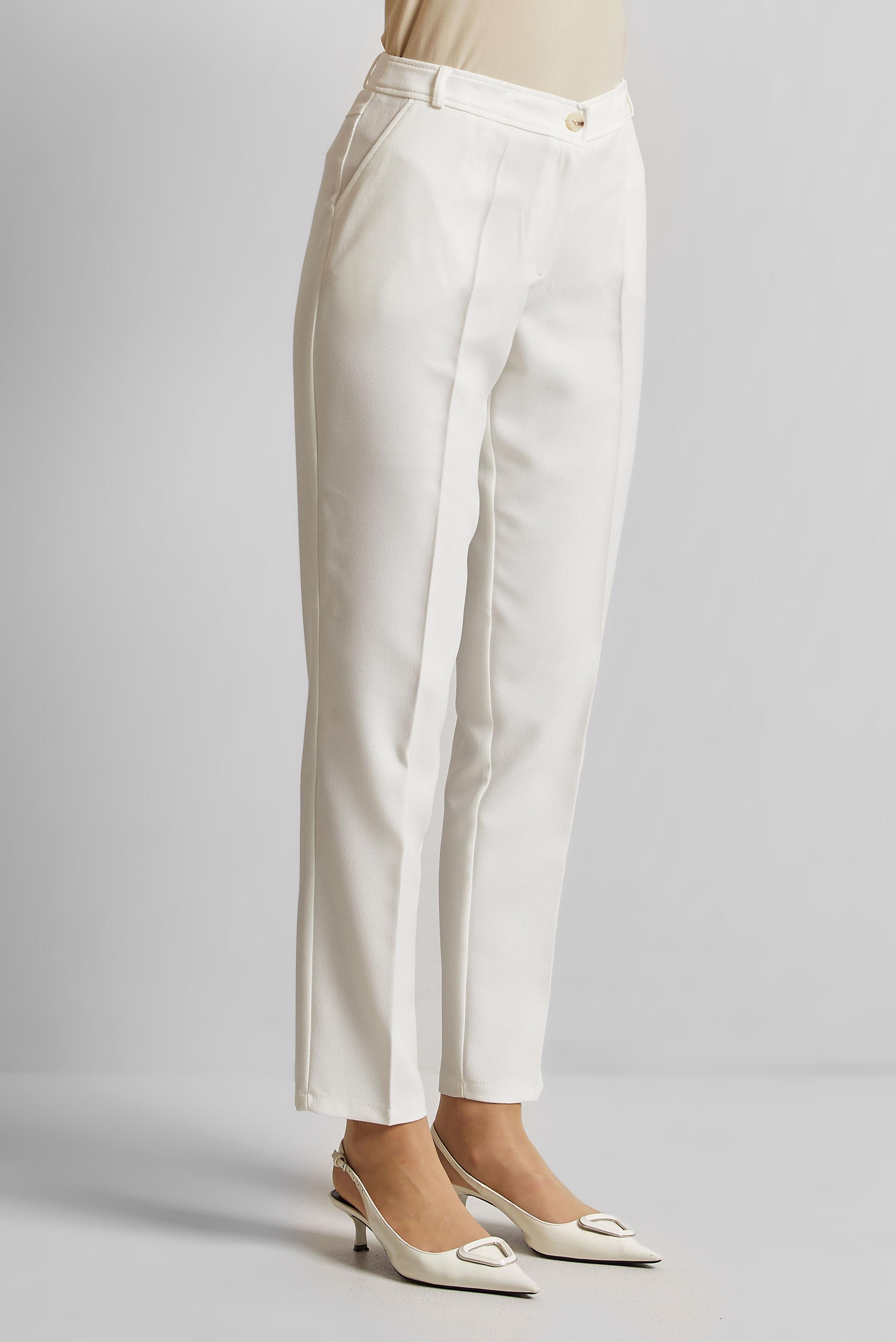 Tesettür giyim BEYAZ DAR PAÇA PANTOLON 70878