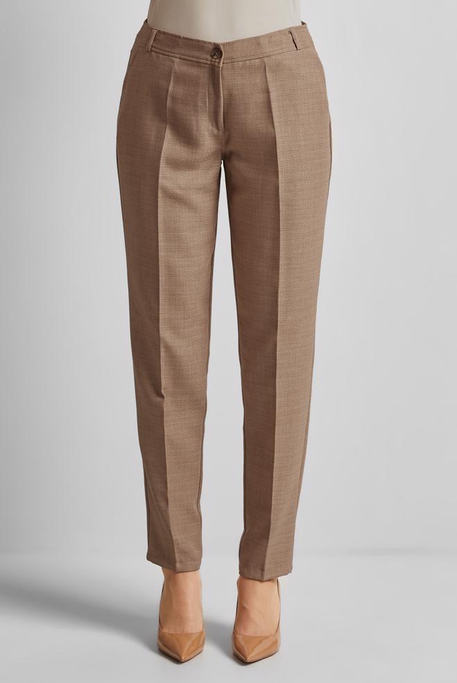 Hijab clothing BROWN SKINNY LEG PANTS 70878 - ALVİNA