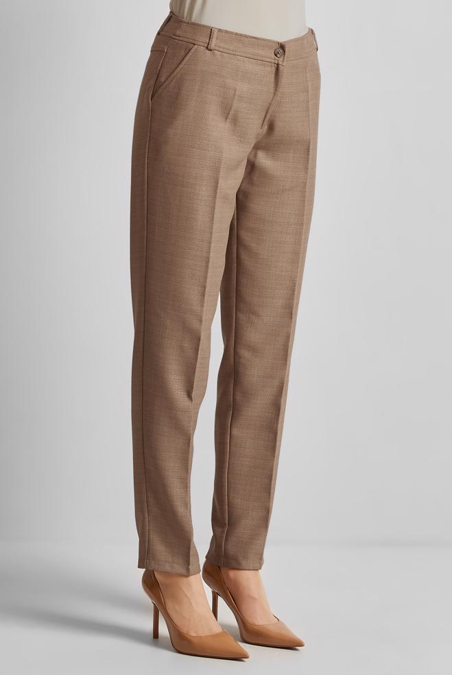 Hijab clothing BROWN SKINNY LEG PANTS 70878 - ALVİNA