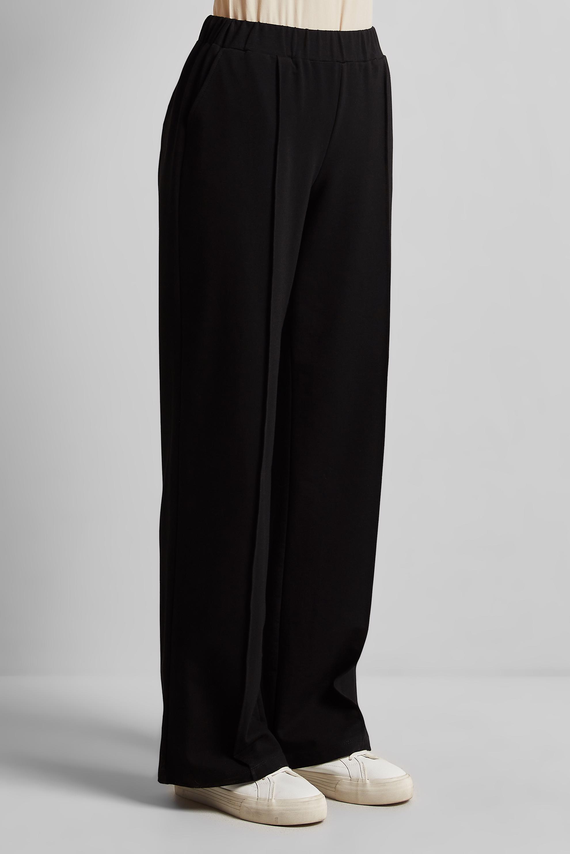 Tesettür giyim SİYAH BELİ LASTİKLİ PANTOLON 70879