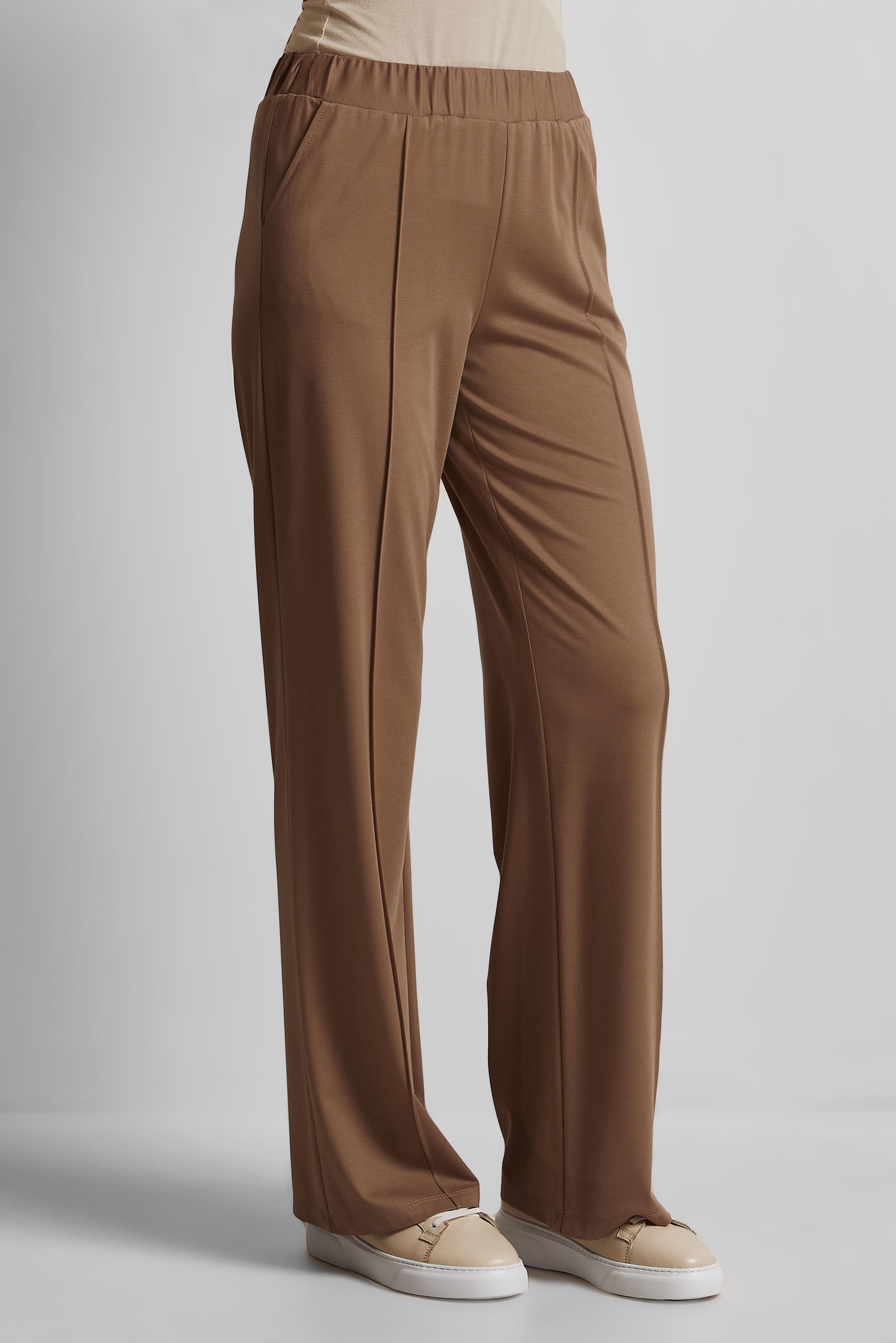 Tesettür giyim KAHVE BELİ LASTİKLİ PANTOLON 70879