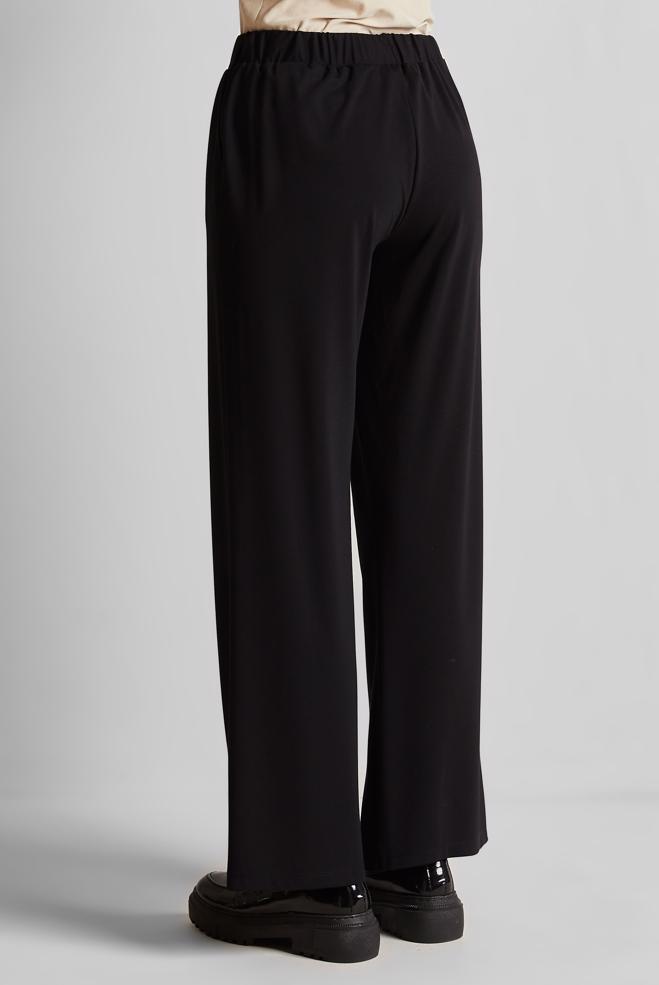 Hijab clothing BLACK ELASTIC WAIST PANTS 70880 - ALVİNA