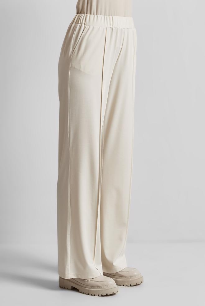 Hijab clothing ECRU ELASTIC WAIST PANTS 70880 - ALVİNA