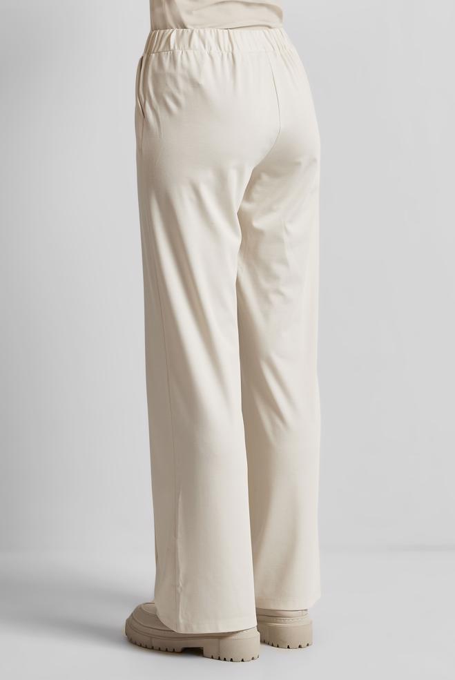 Hijab clothing ECRU ELASTIC WAIST PANTS 70880 - ALVİNA