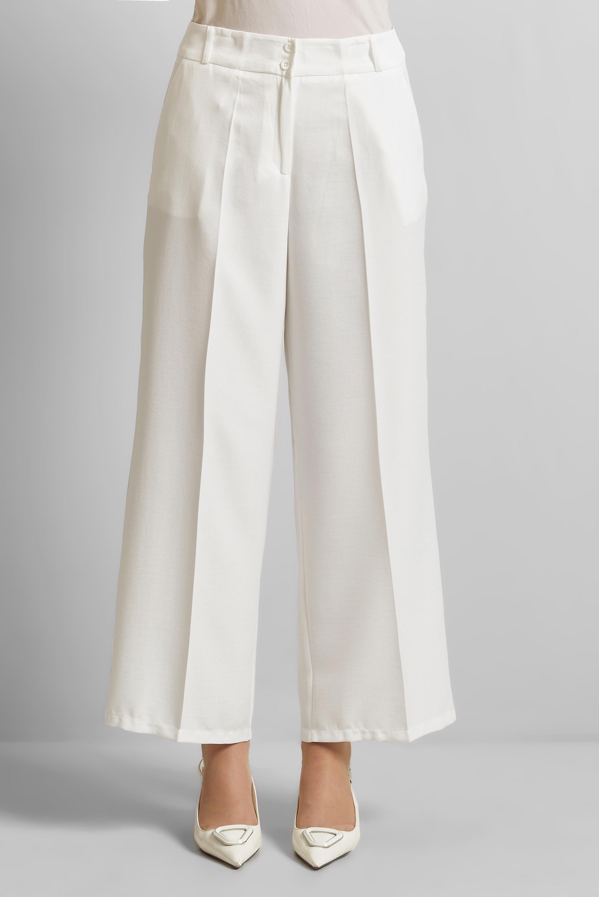 Tesettür giyim BEYAZ GENİŞ PAÇA PANTOLON 70881