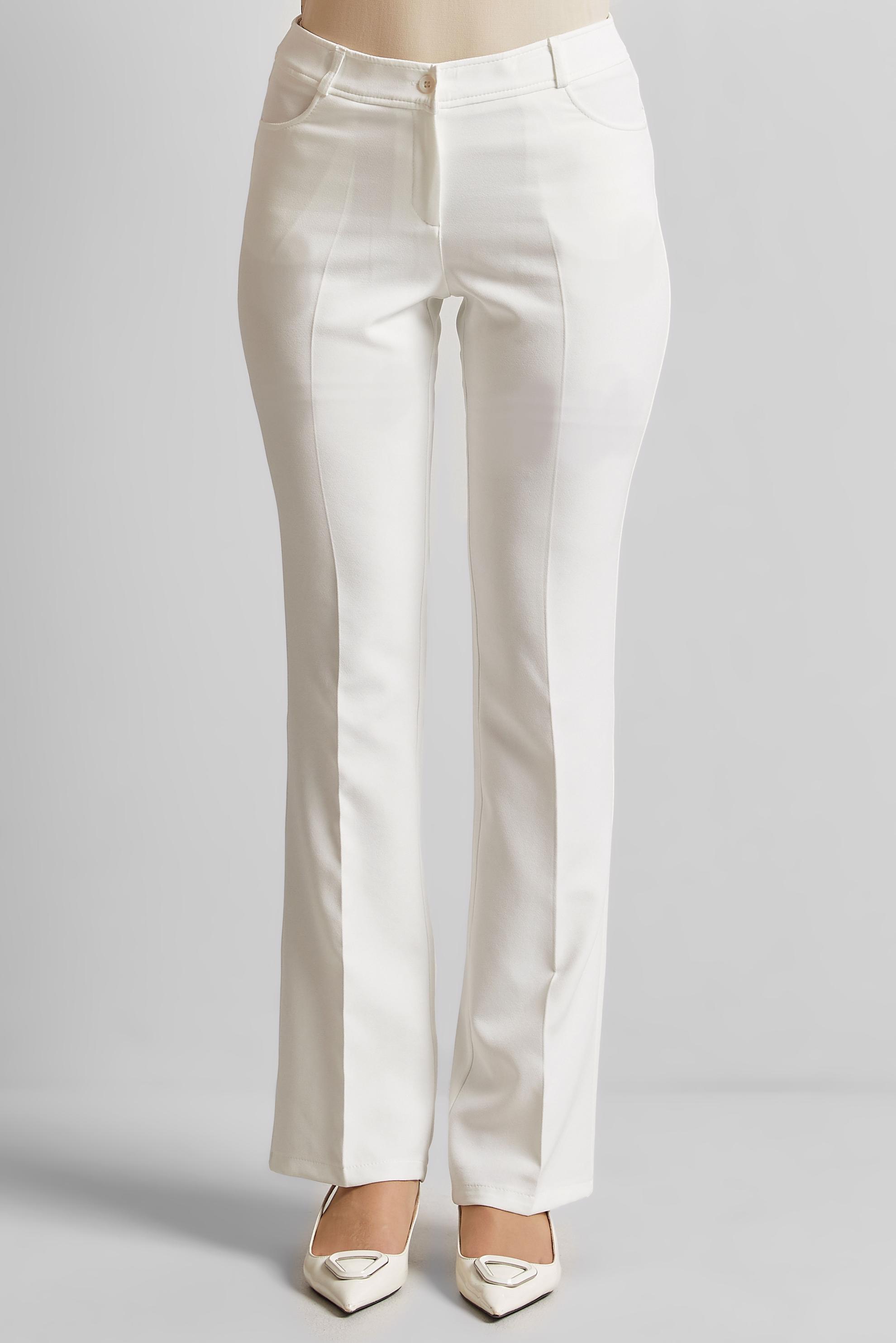 Tesettür giyim BEYAZ DÜZ PAÇA PANTOLON 70882