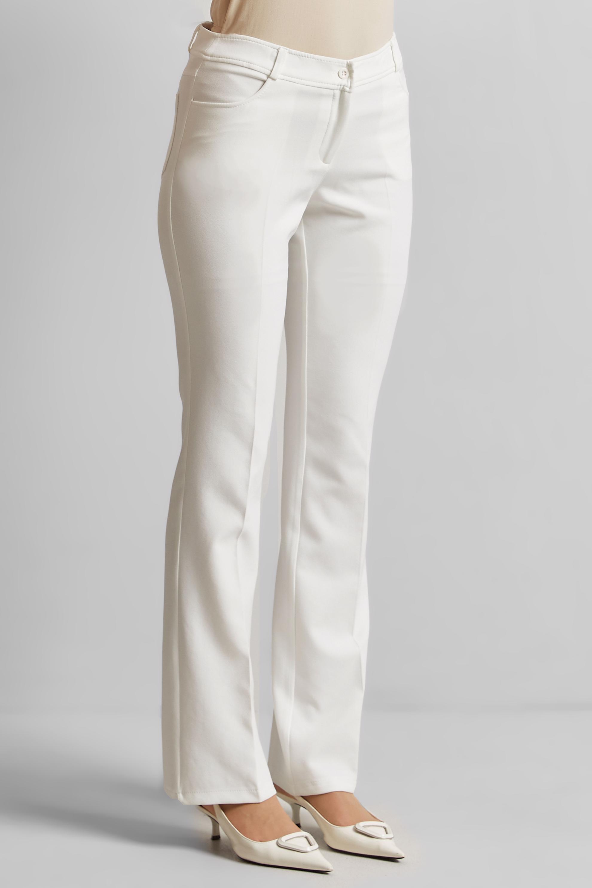 Tesettür giyim BEYAZ DÜZ PAÇA PANTOLON 70882