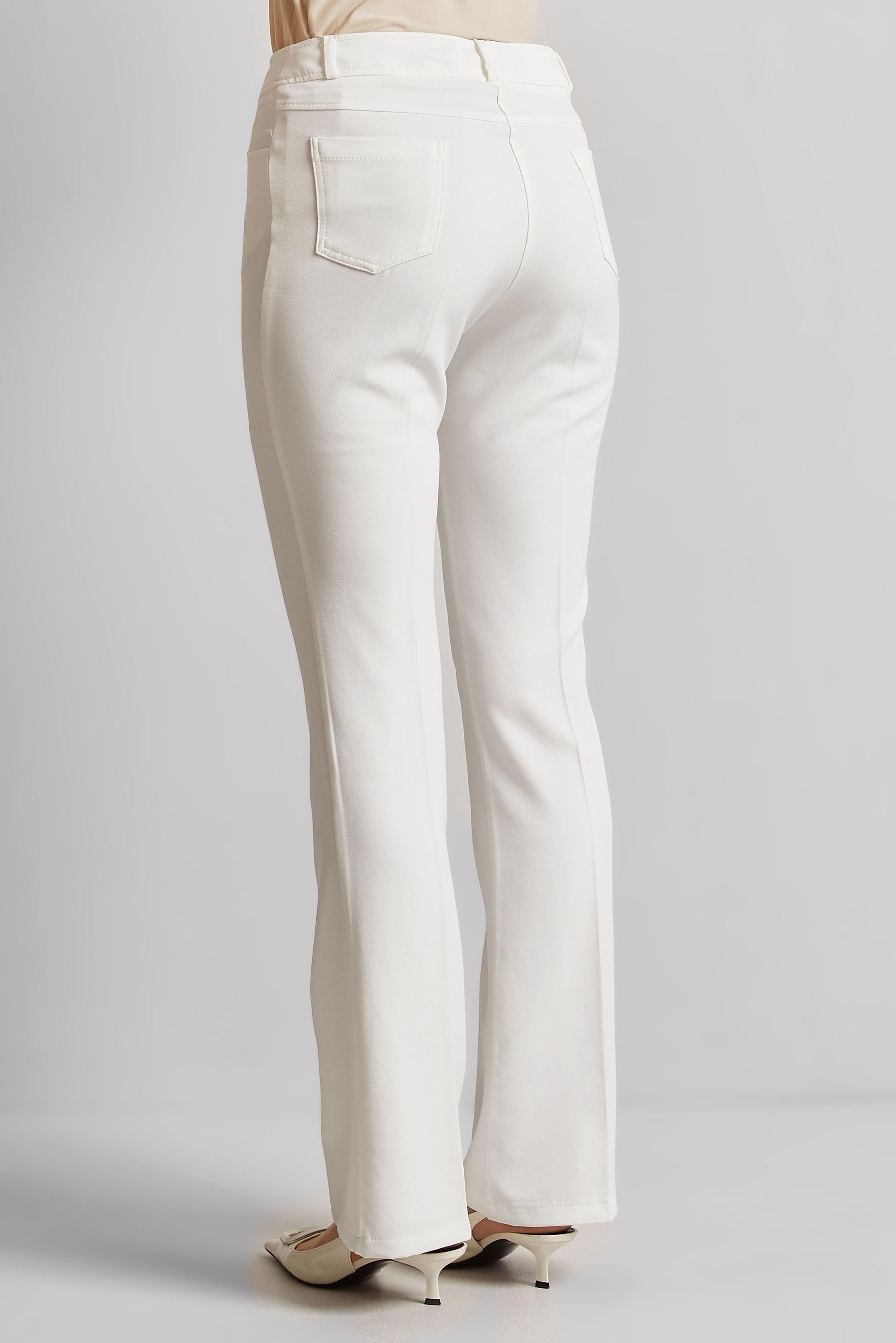 Tesettür giyim BEYAZ DÜZ PAÇA PANTOLON 70882