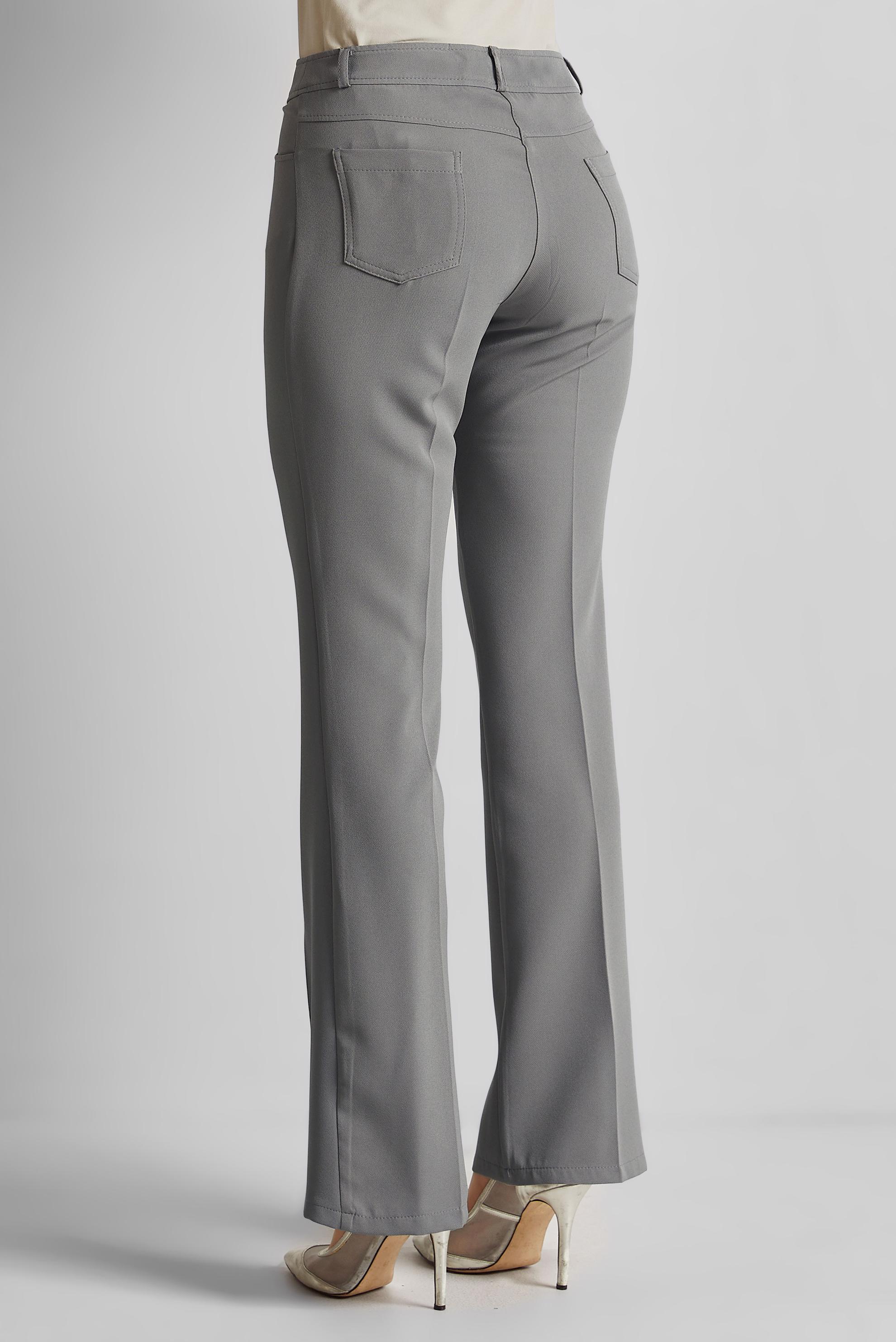 Tesettür giyim GRİ DÜZ PAÇA PANTOLON 70882