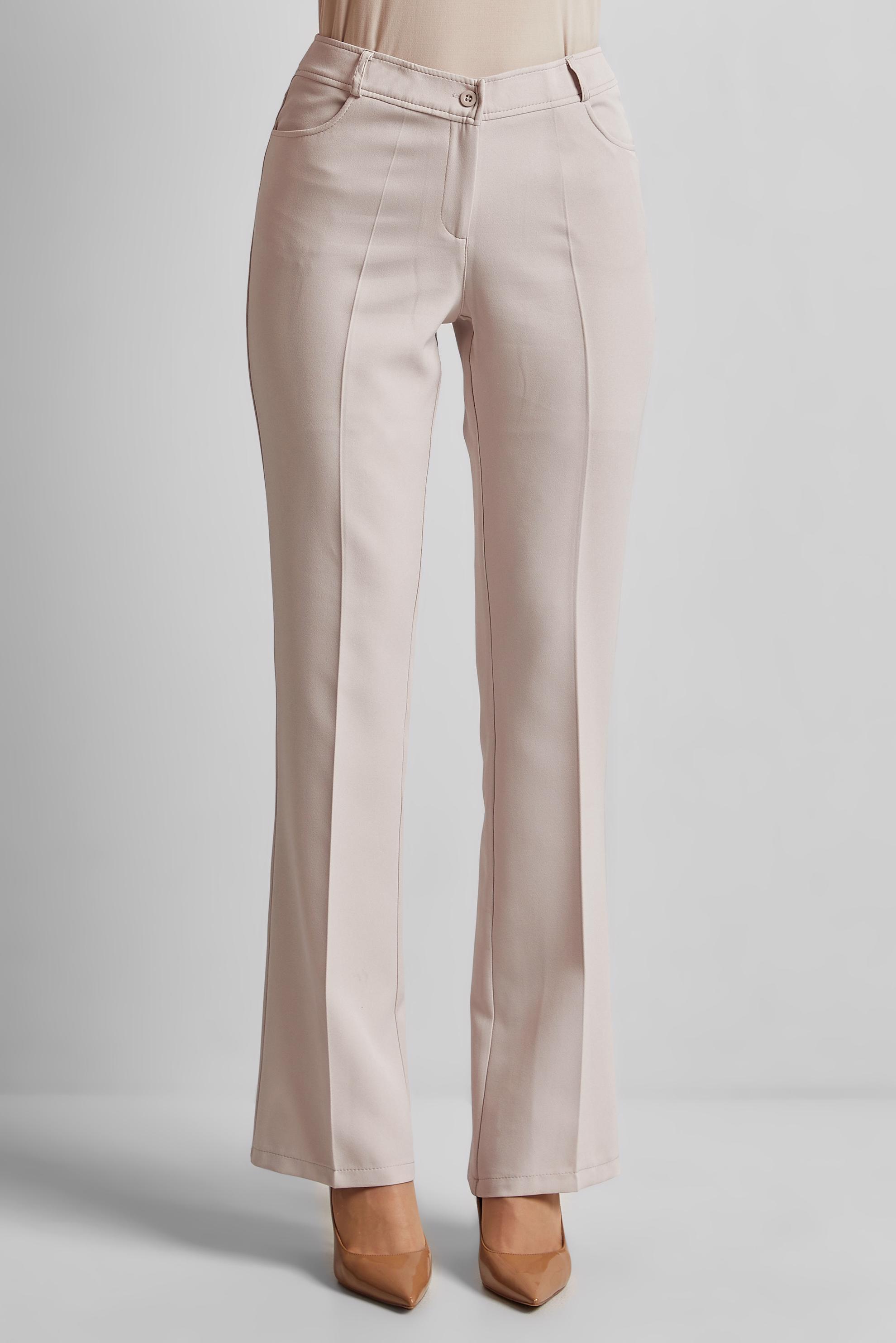 Tesettür giyim BEJ DÜZ PAÇA PANTOLON 70882