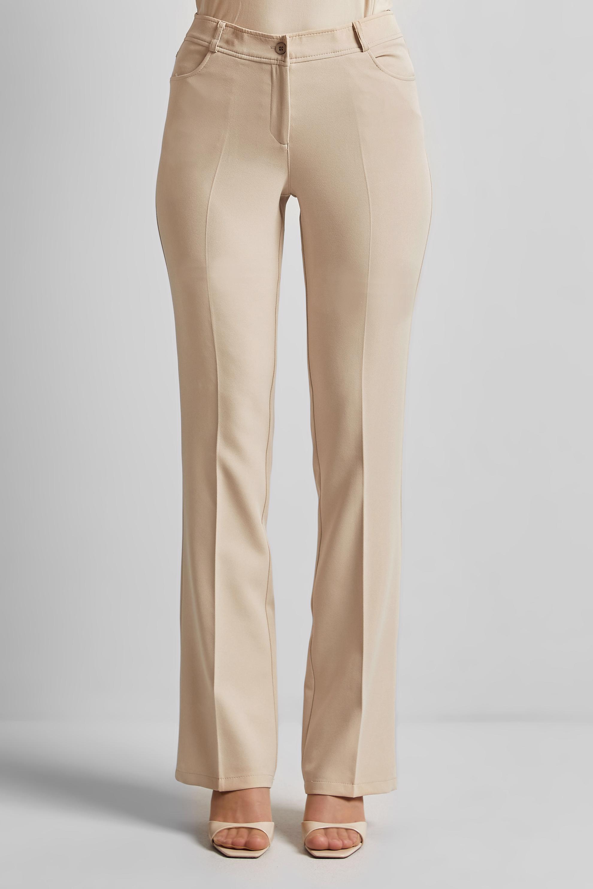 Tesettür giyim BEJ DÜZ PAÇA PANTOLON 70882