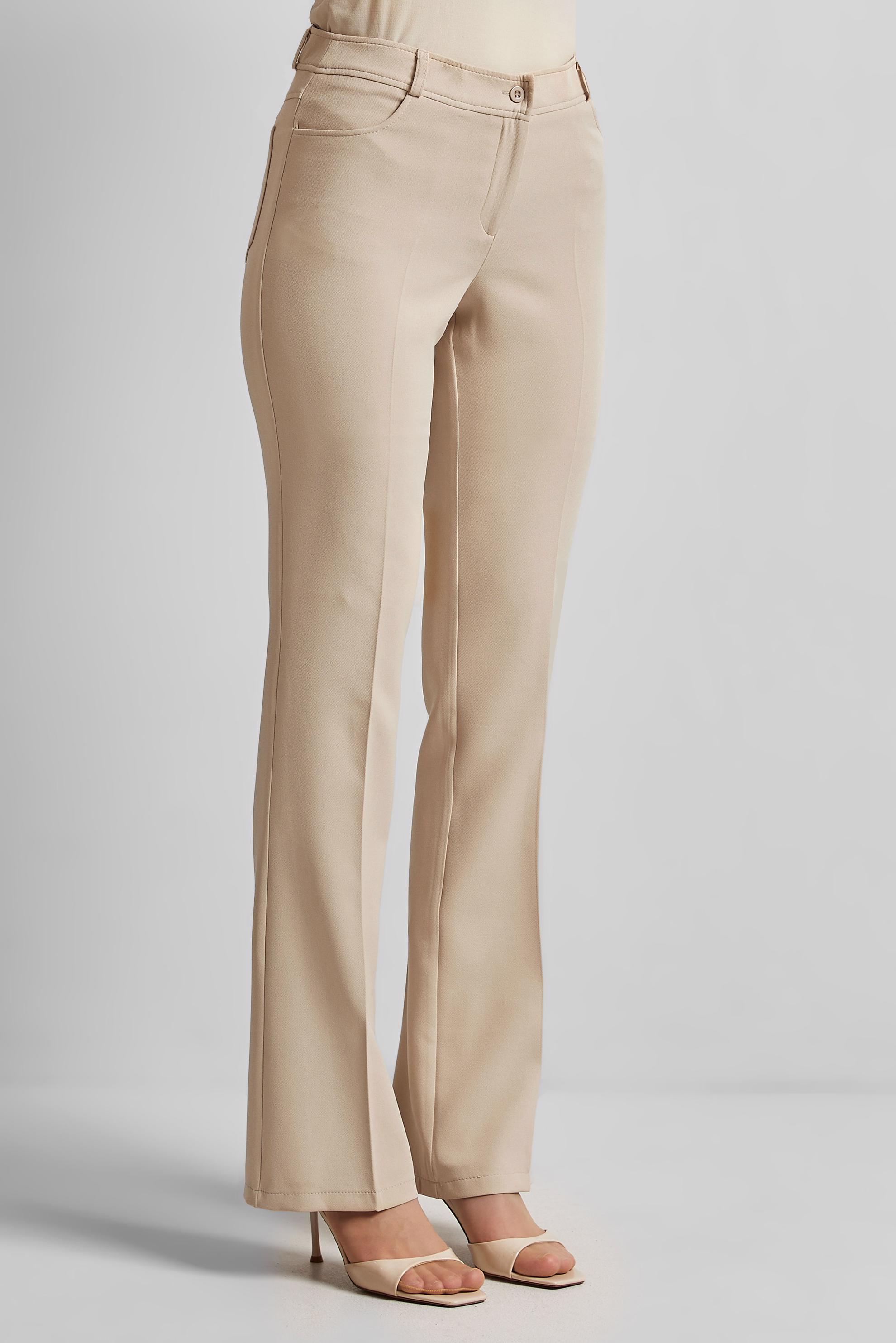 Tesettür giyim BEJ DÜZ PAÇA PANTOLON 70882