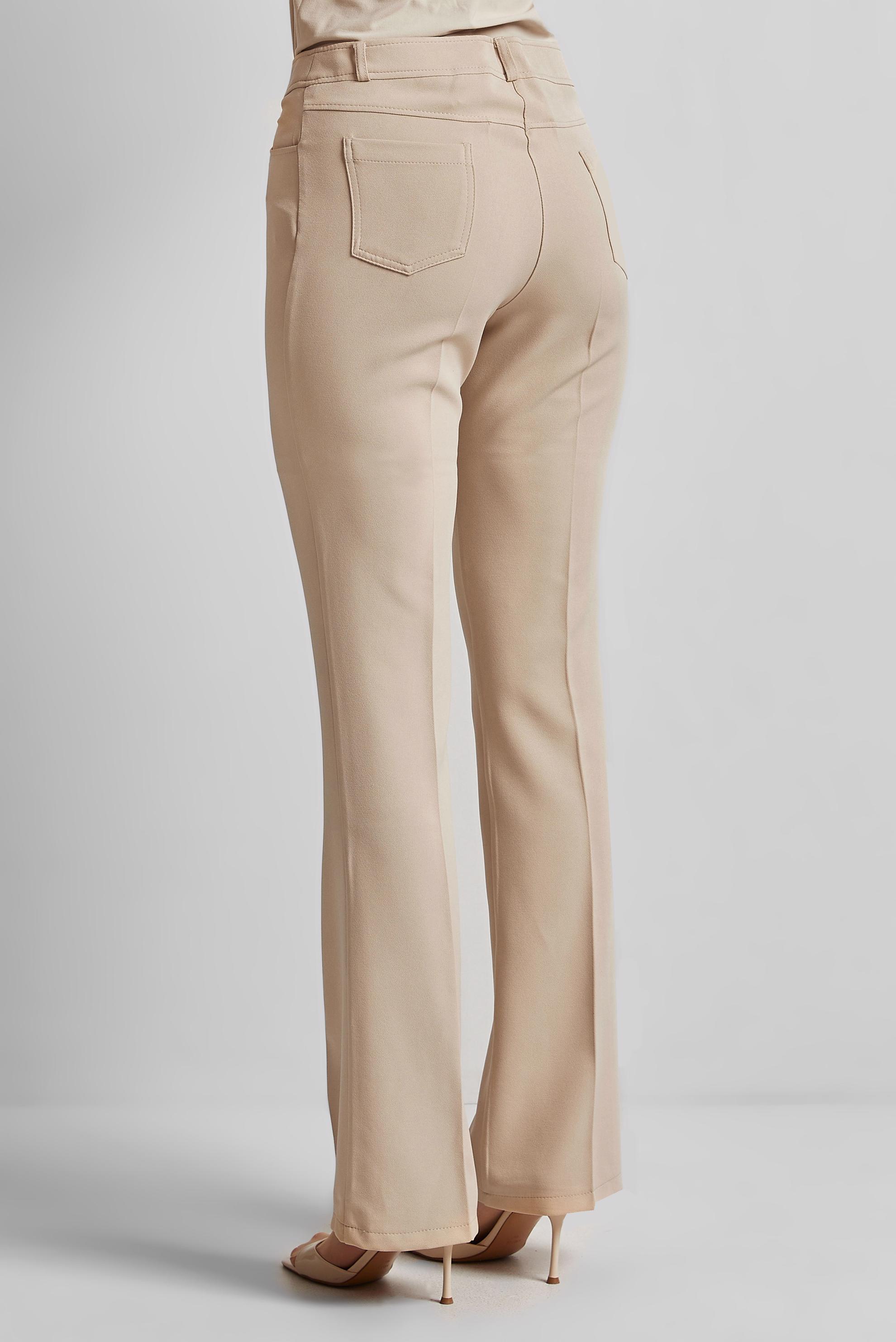 Tesettür giyim BEJ DÜZ PAÇA PANTOLON 70882