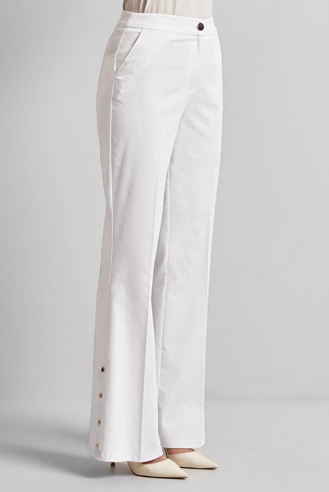 Hijab clothing WHITE FLARED PANTS 70883 - ALVİNA