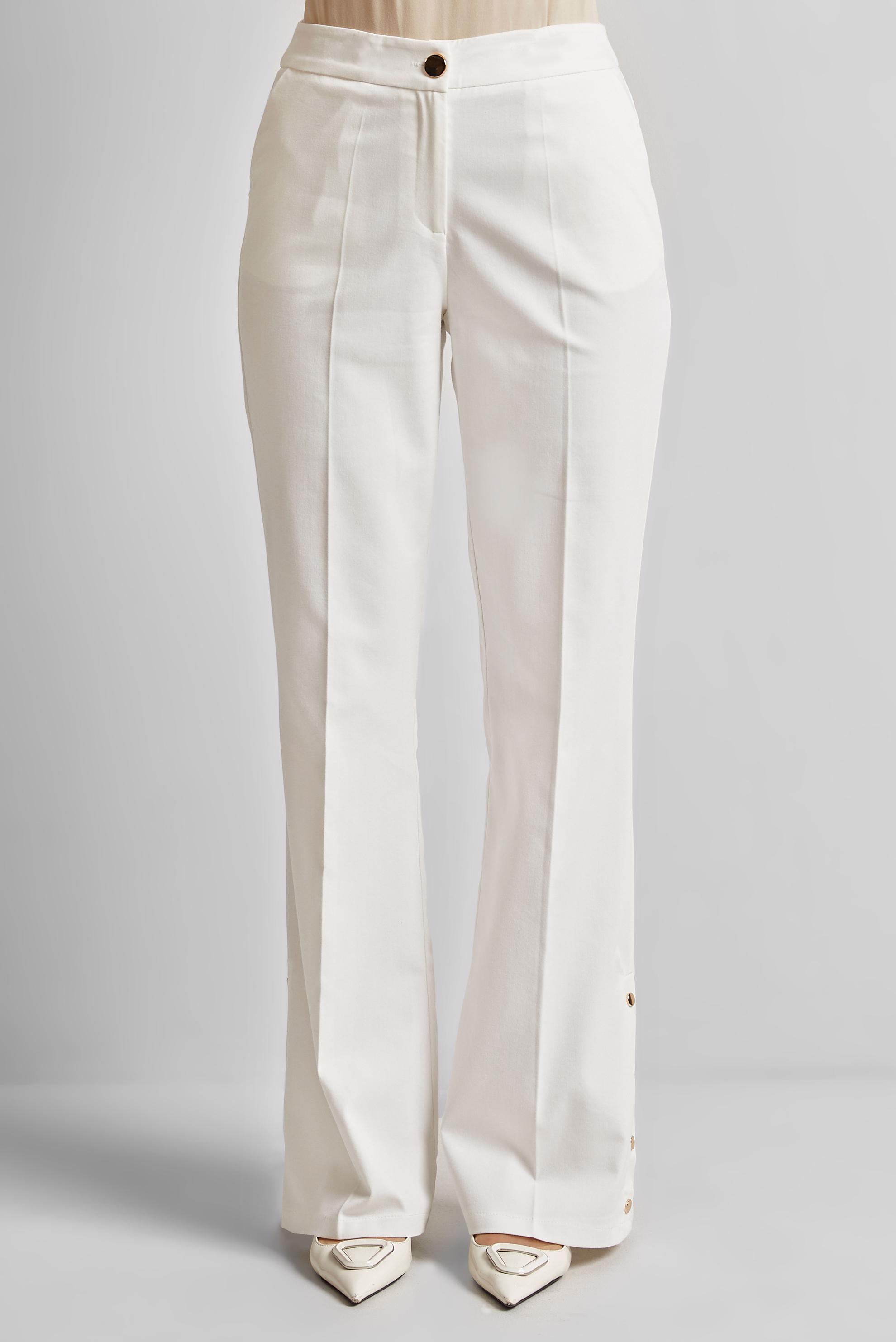 Tesettür giyim BEYAZ İSPANYOL PAÇA PANTOLON 70883