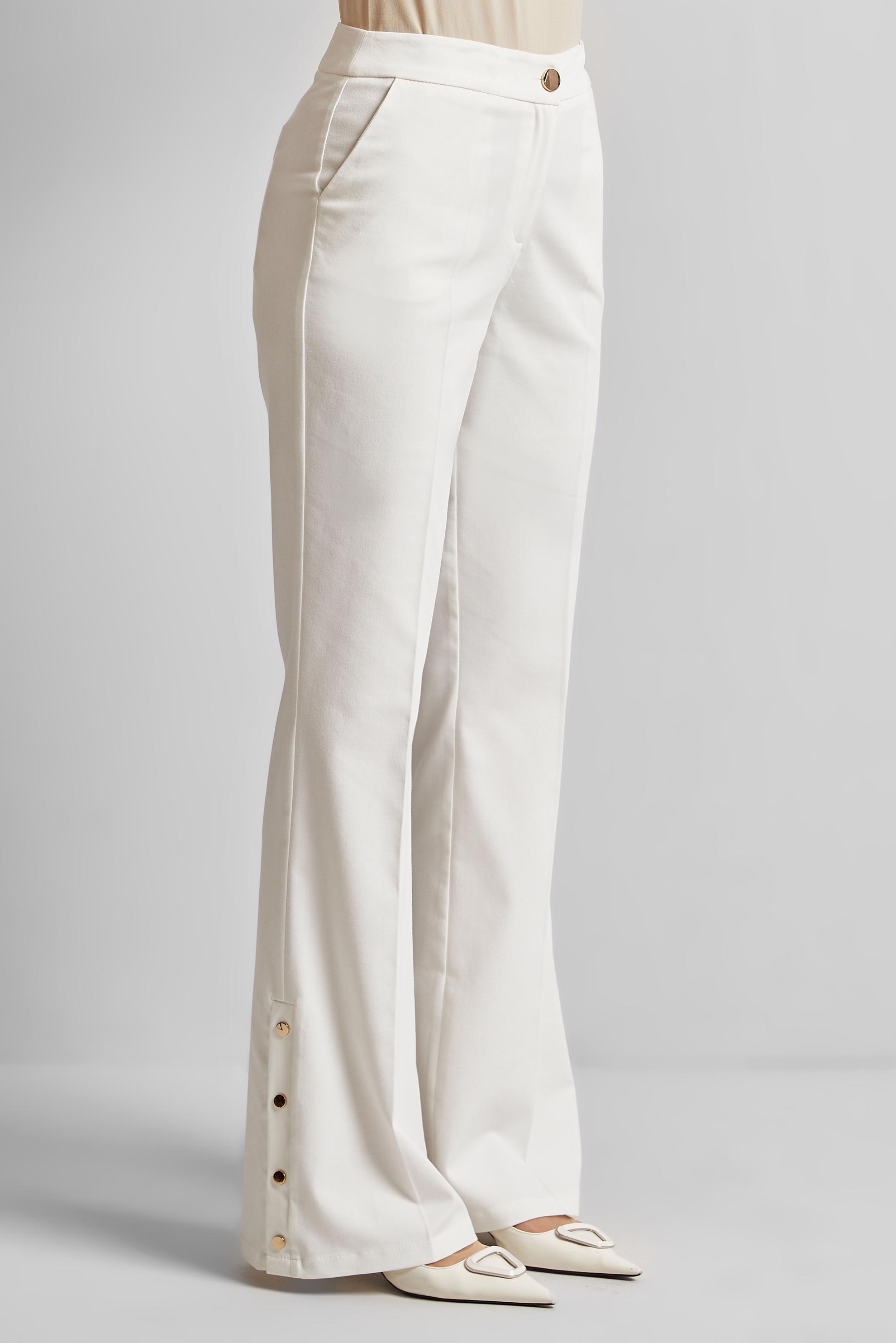 Tesettür giyim BEYAZ İSPANYOL PAÇA PANTOLON 70883