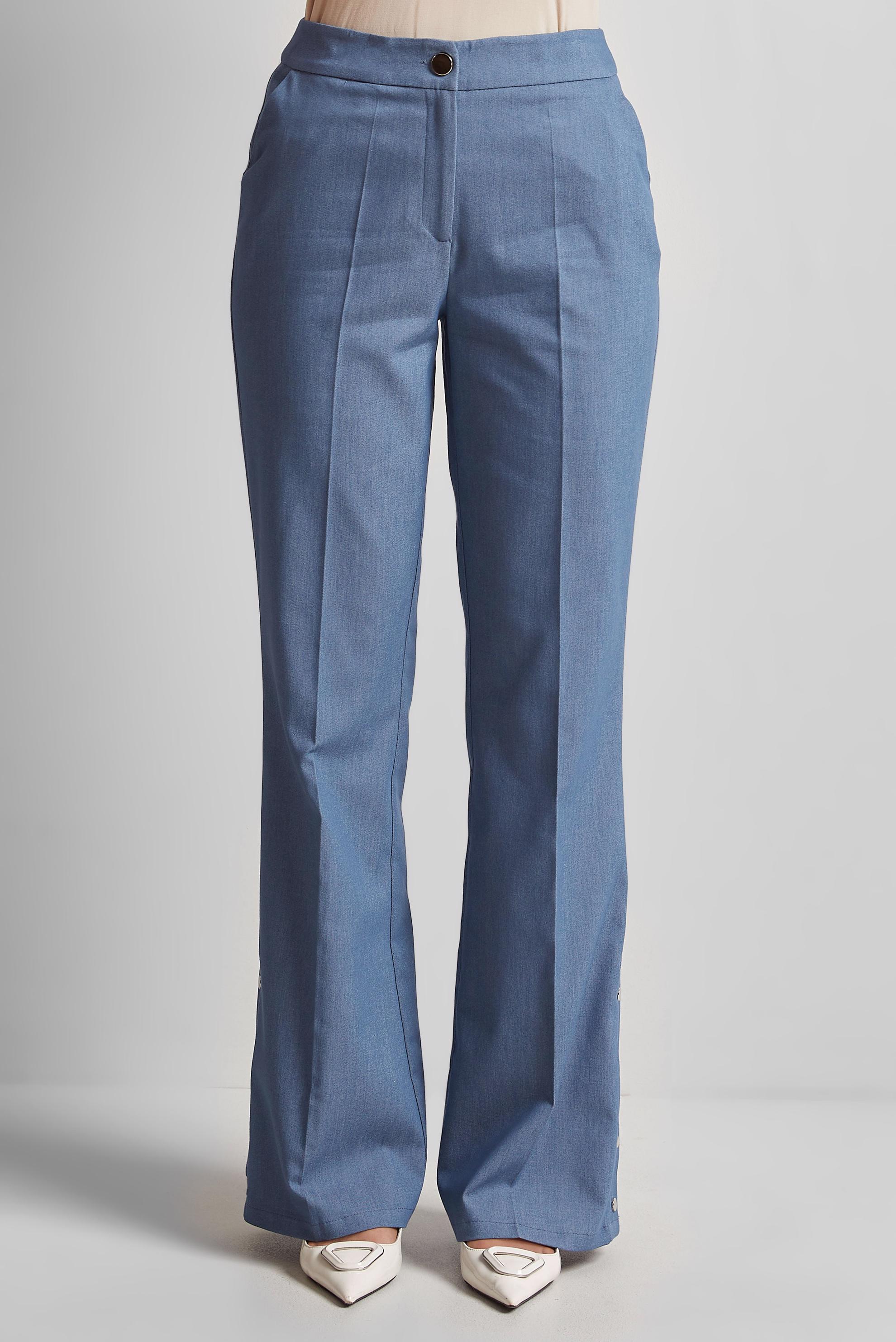 Tesettür giyim MAVİ İSPANYOL PAÇA PANTOLON 70883