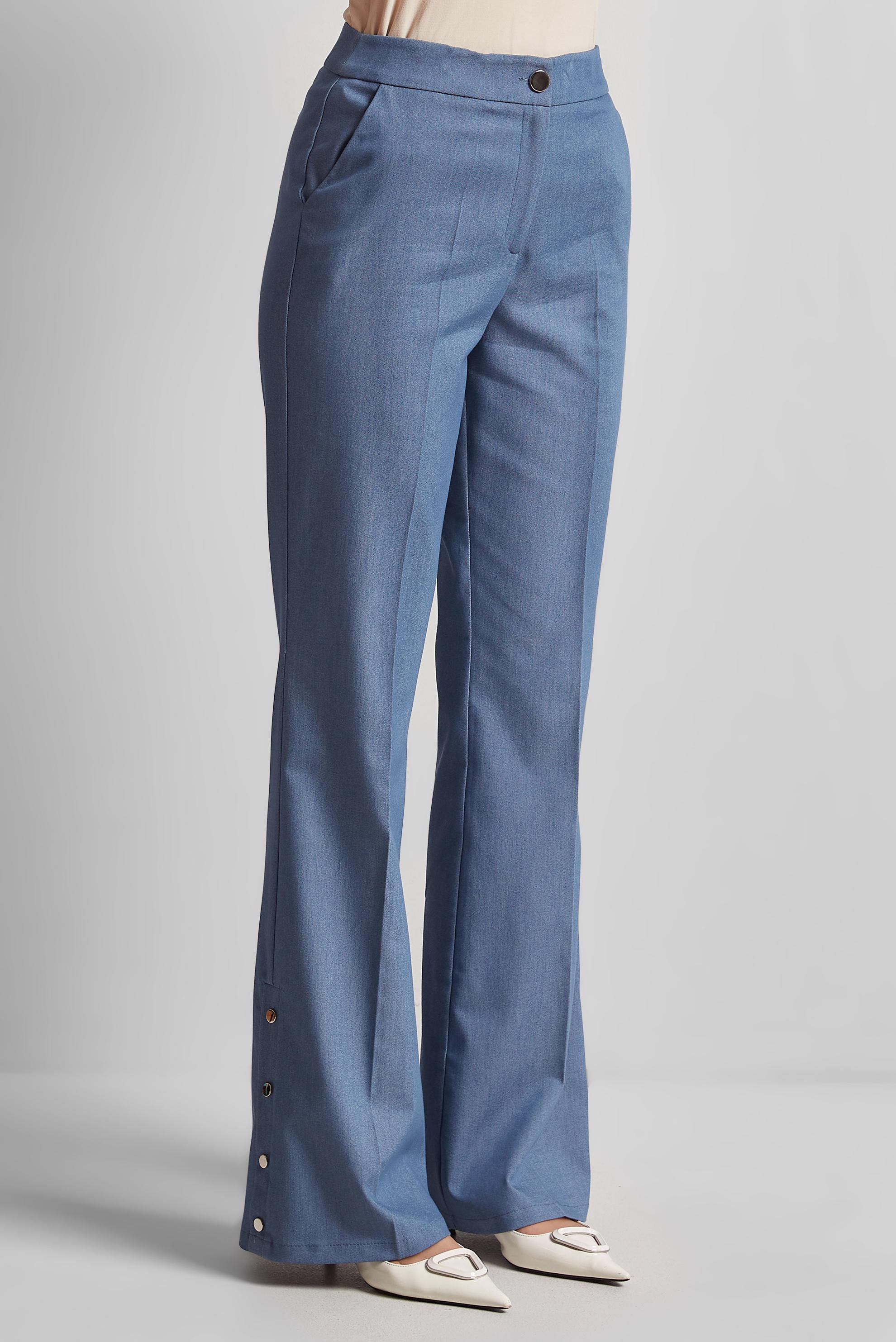 Tesettür giyim MAVİ İSPANYOL PAÇA PANTOLON 70883