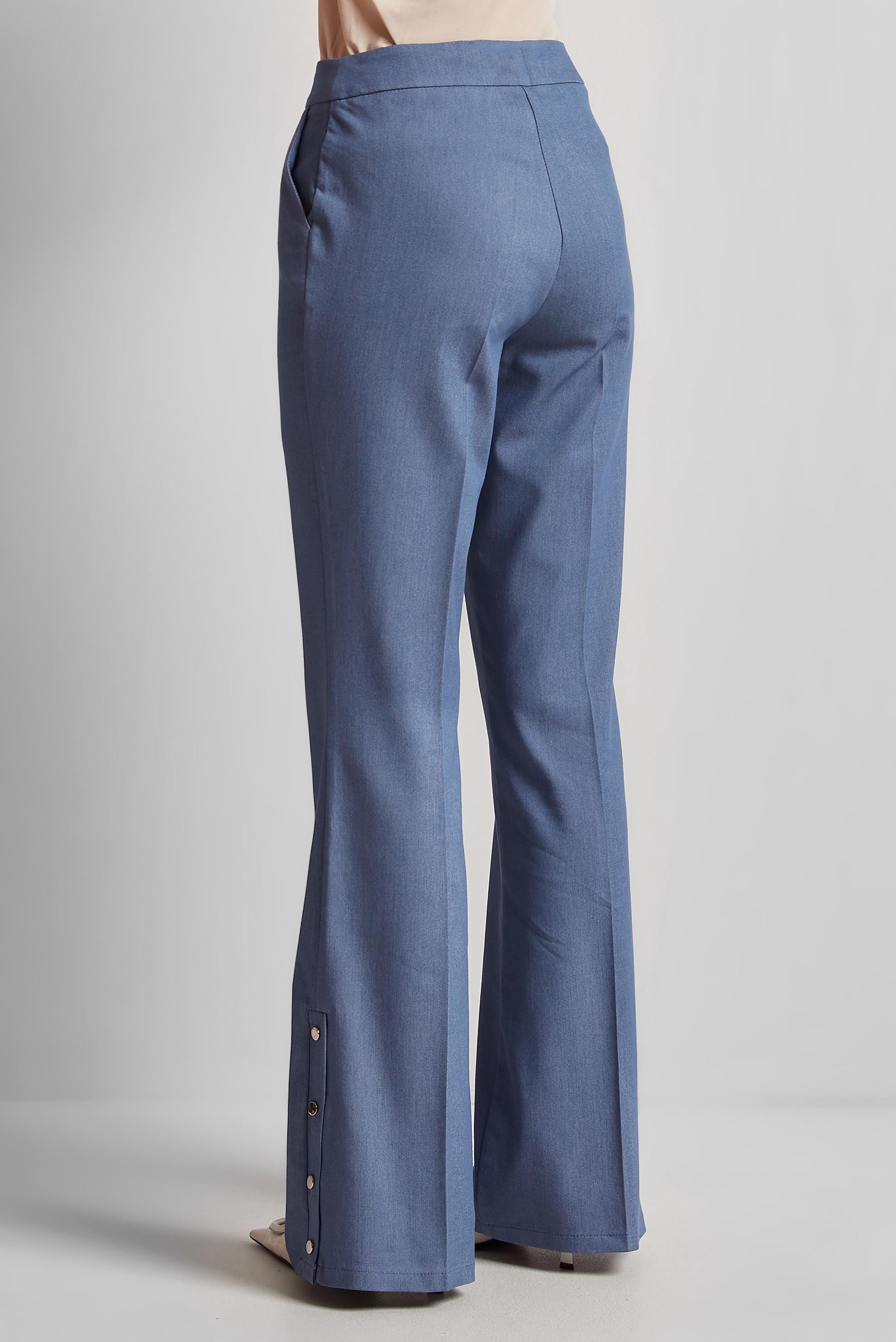 Tesettür giyim MAVİ İSPANYOL PAÇA PANTOLON 70883