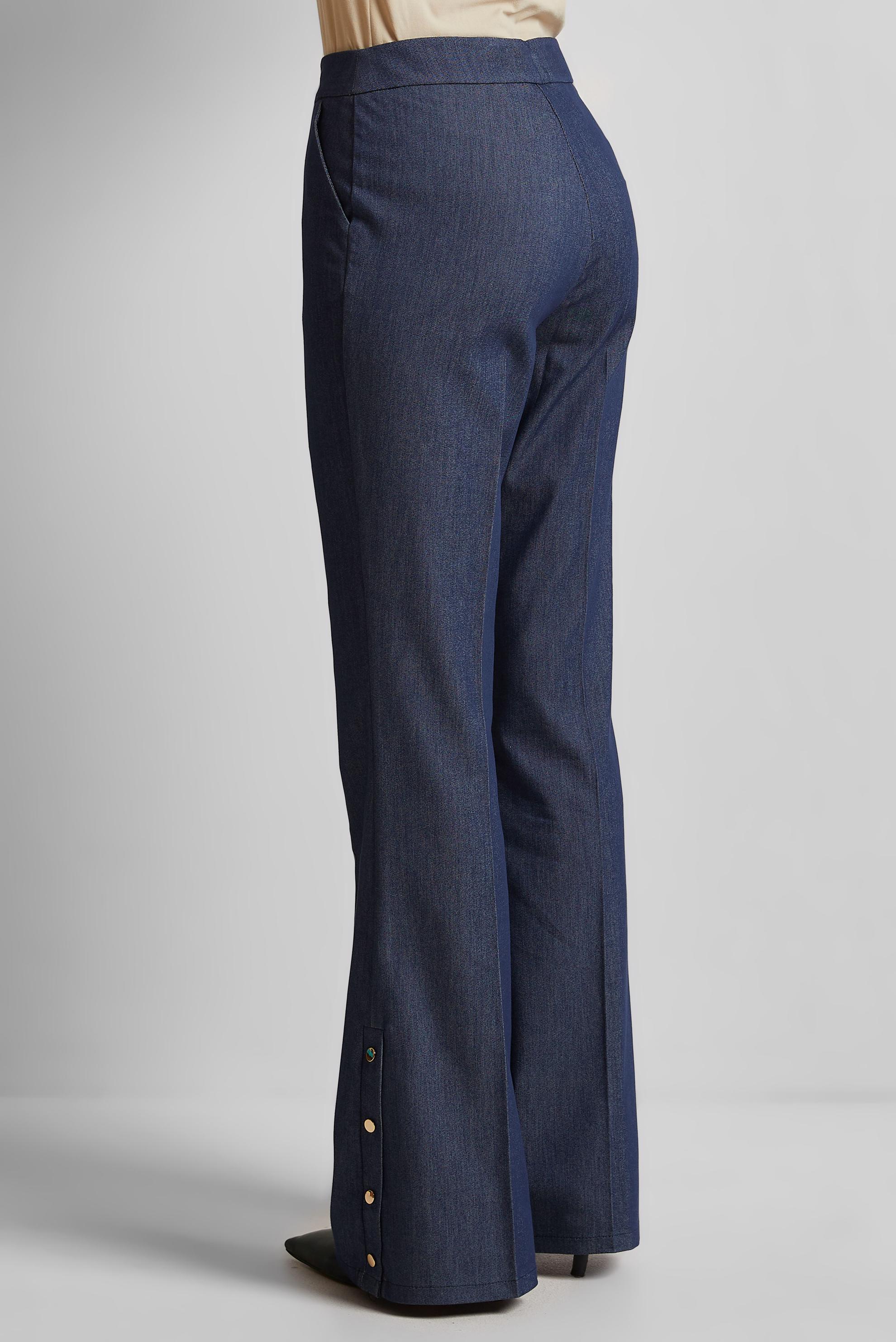 Tesettür giyim LACİVERT İSPANYOL PAÇA PANTOLON 70883