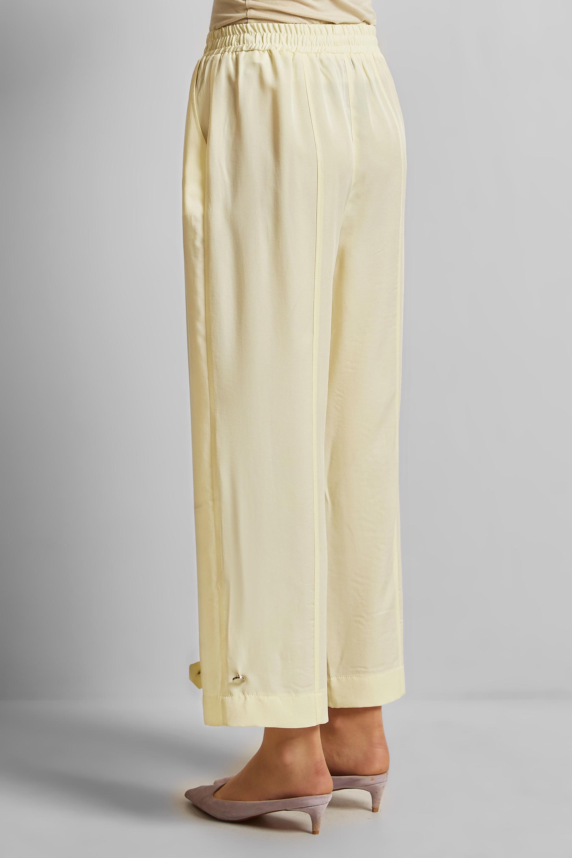 Tesettür giyim EKRU GENİŞ PAÇA LYOCELL PANTOLON 70889