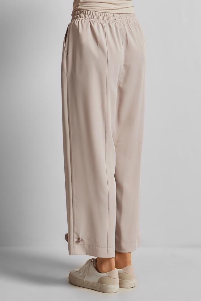 Hijab clothing BEIGE ELASTIC WAIST PANTS 70890 - ALVİNA