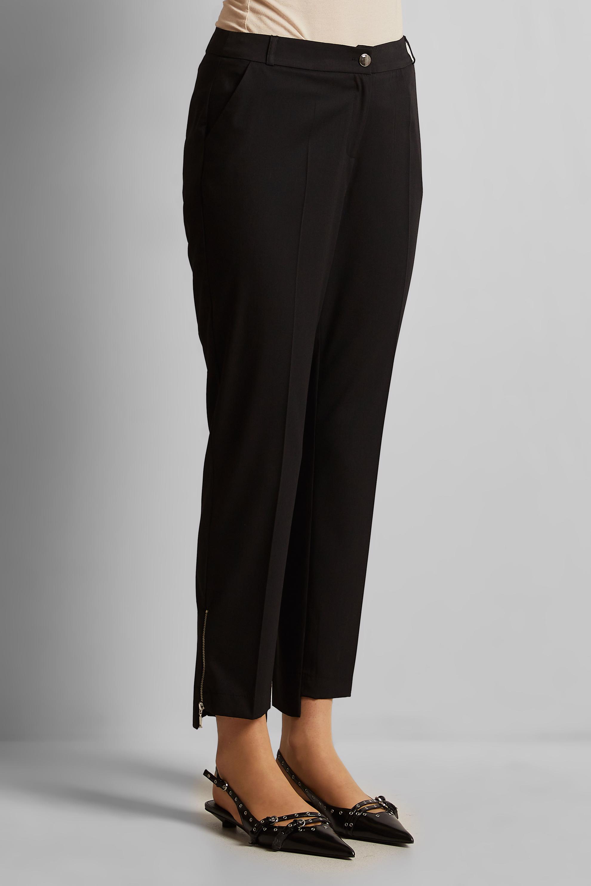 Tesettür giyim SİYAH FERMUAR DETAYLI PANTOLON 70891