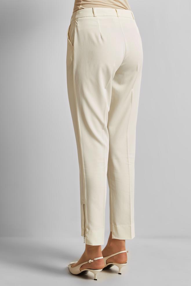 Hijab clothing WHITE ZIPPER DETAILED PANTS 70891 - ALVİNA