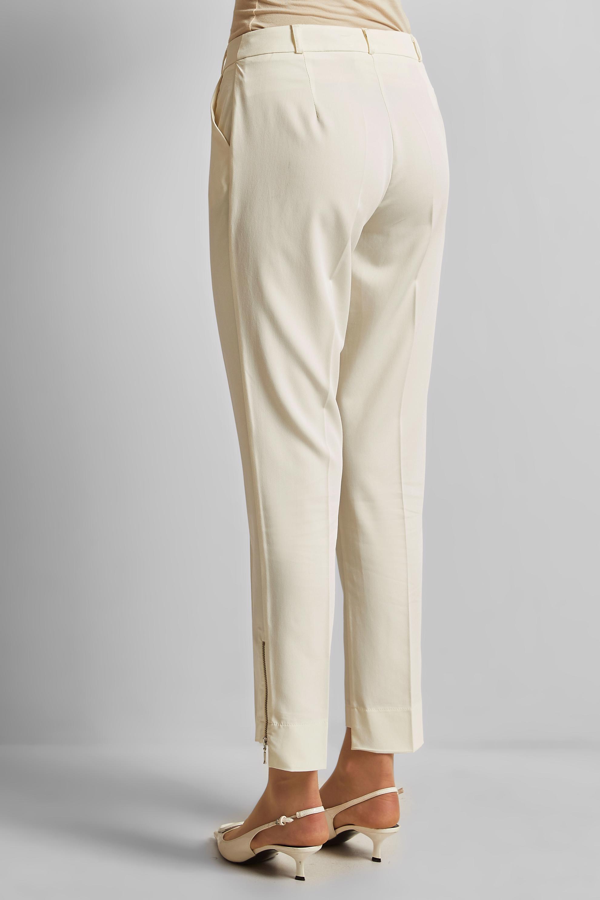 Tesettür giyim BEYAZ FERMUAR DETAYLI PANTOLON 70891