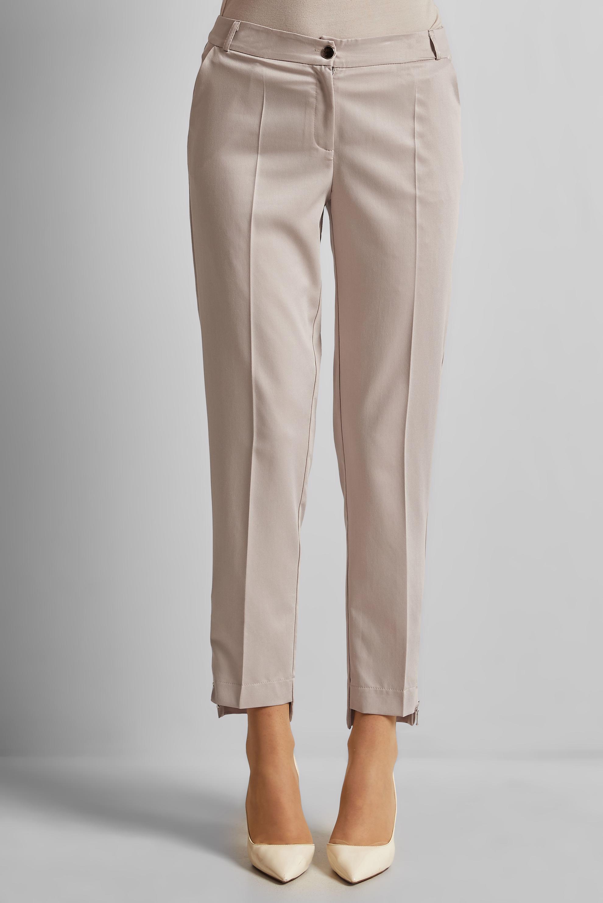 Tesettür giyim BEJ FERMUAR DETAYLI PANTOLON 70891