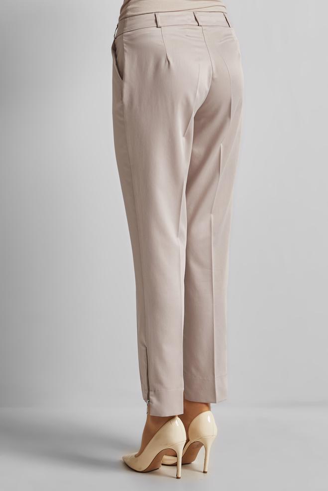 Hijab clothing BEIGE ZIPPER DETAILED PANTS 70891 - ALVİNA