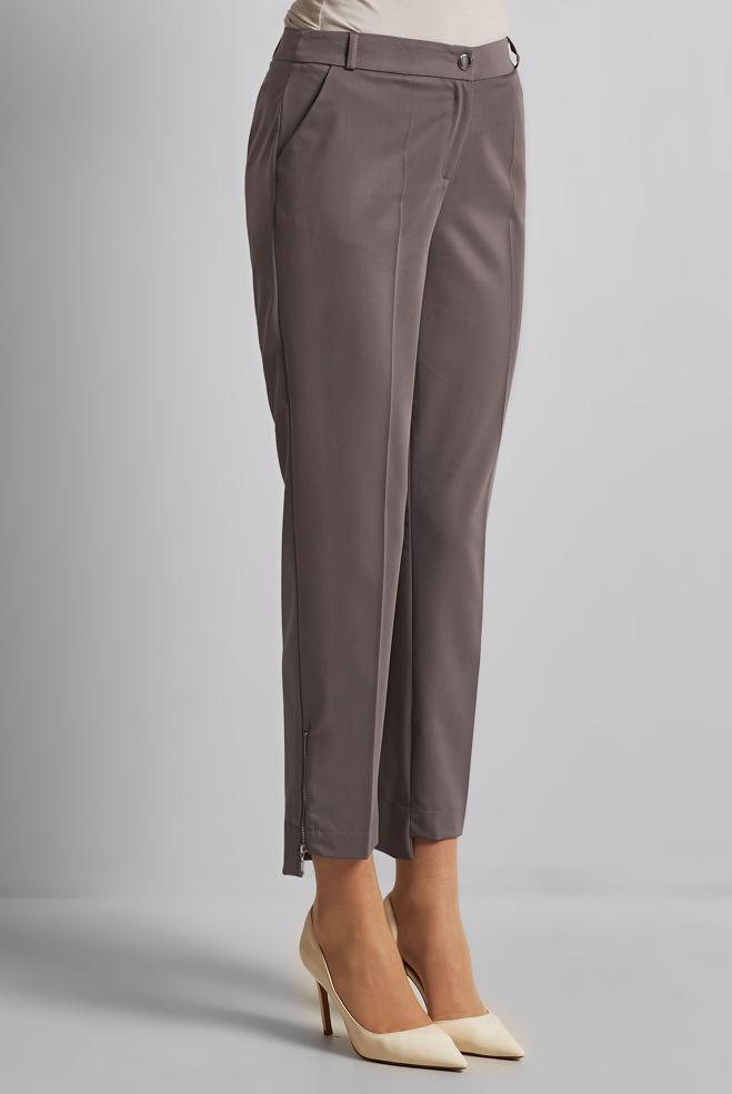 Hijab clothing MINK ZIPPER DETAILED PANTS 70891 - ALVİNA