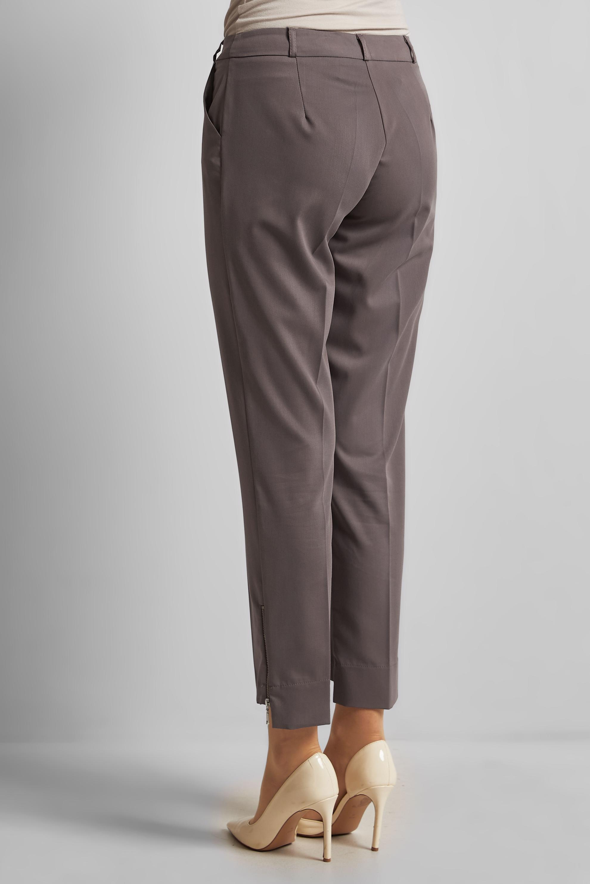 Tesettür giyim VİZON FERMUAR DETAYLI PANTOLON 70891