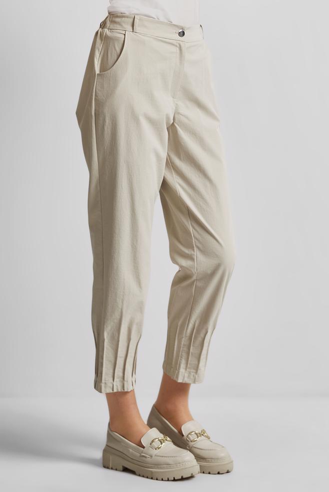 Hijab clothing BEIGE PLEATED PANTS 70892 - ALVİNA