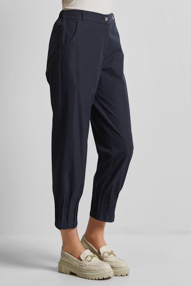 Hijab clothing NAVY BLUE PLEATED PANTS 70892 - ALVİNA