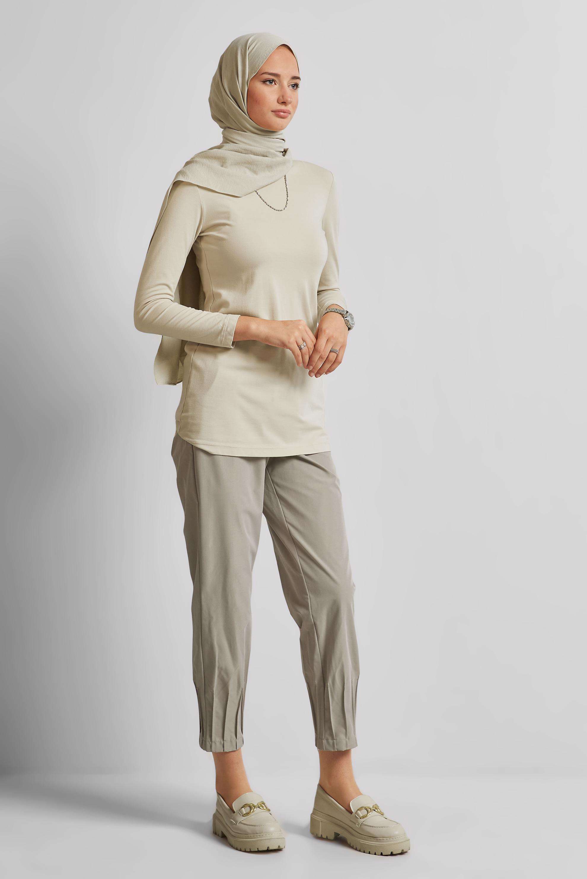 Hijab clothing SAND PLEATED PANTS 70892