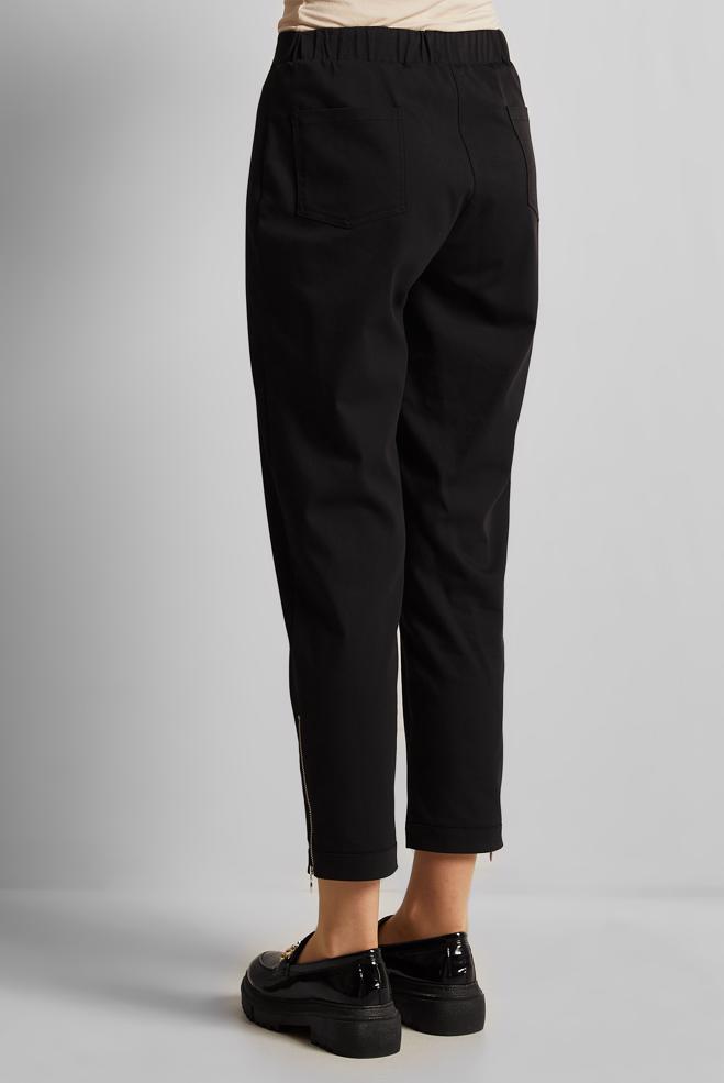 Hijab clothing BLACK ZIPPER DETAILED PANTS 70893 - ALVİNA