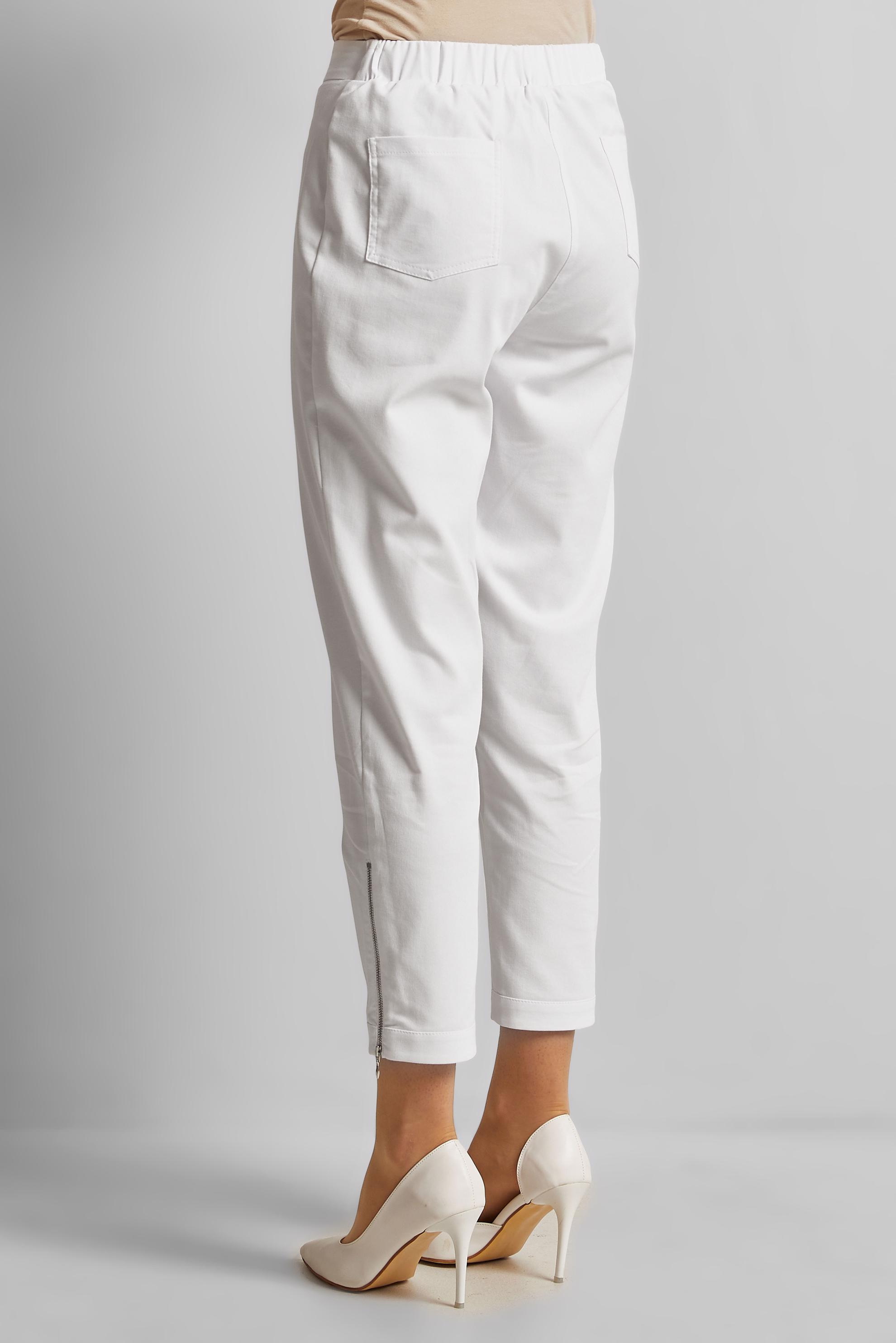 Tesettür giyim BEYAZ FERMUAR DETAYLI PANTOLON 70893