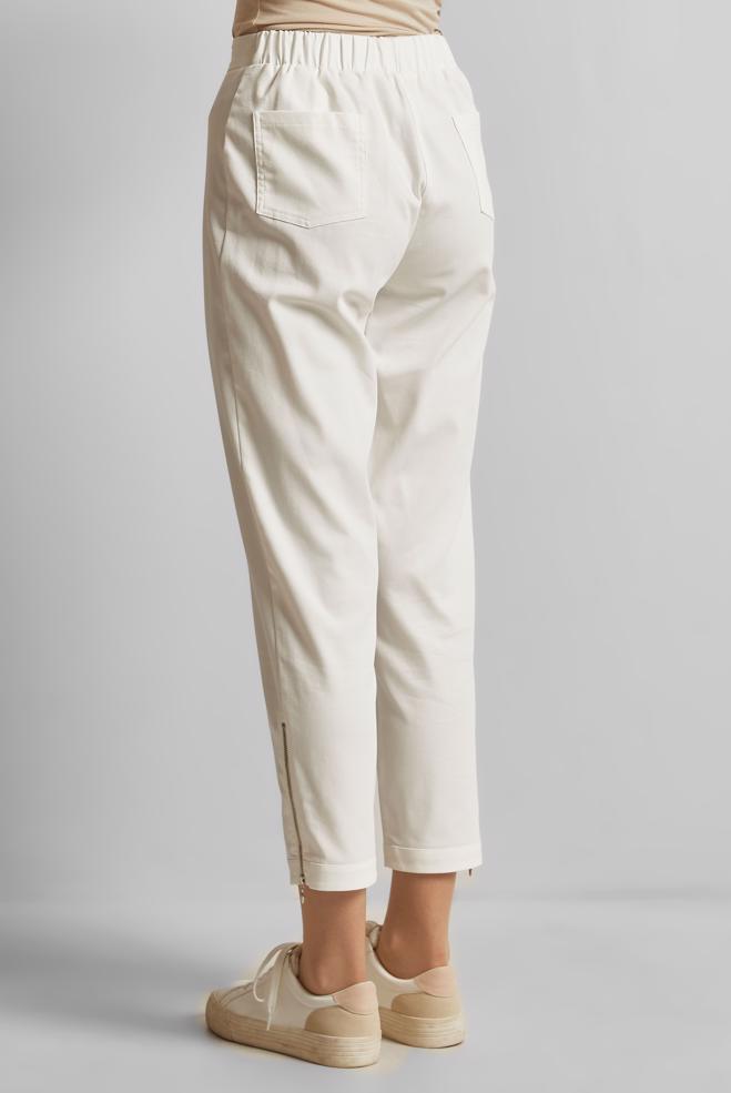 Hijab clothing WHITE ZIPPER DETAILED PANTS 70893 - ALVİNA