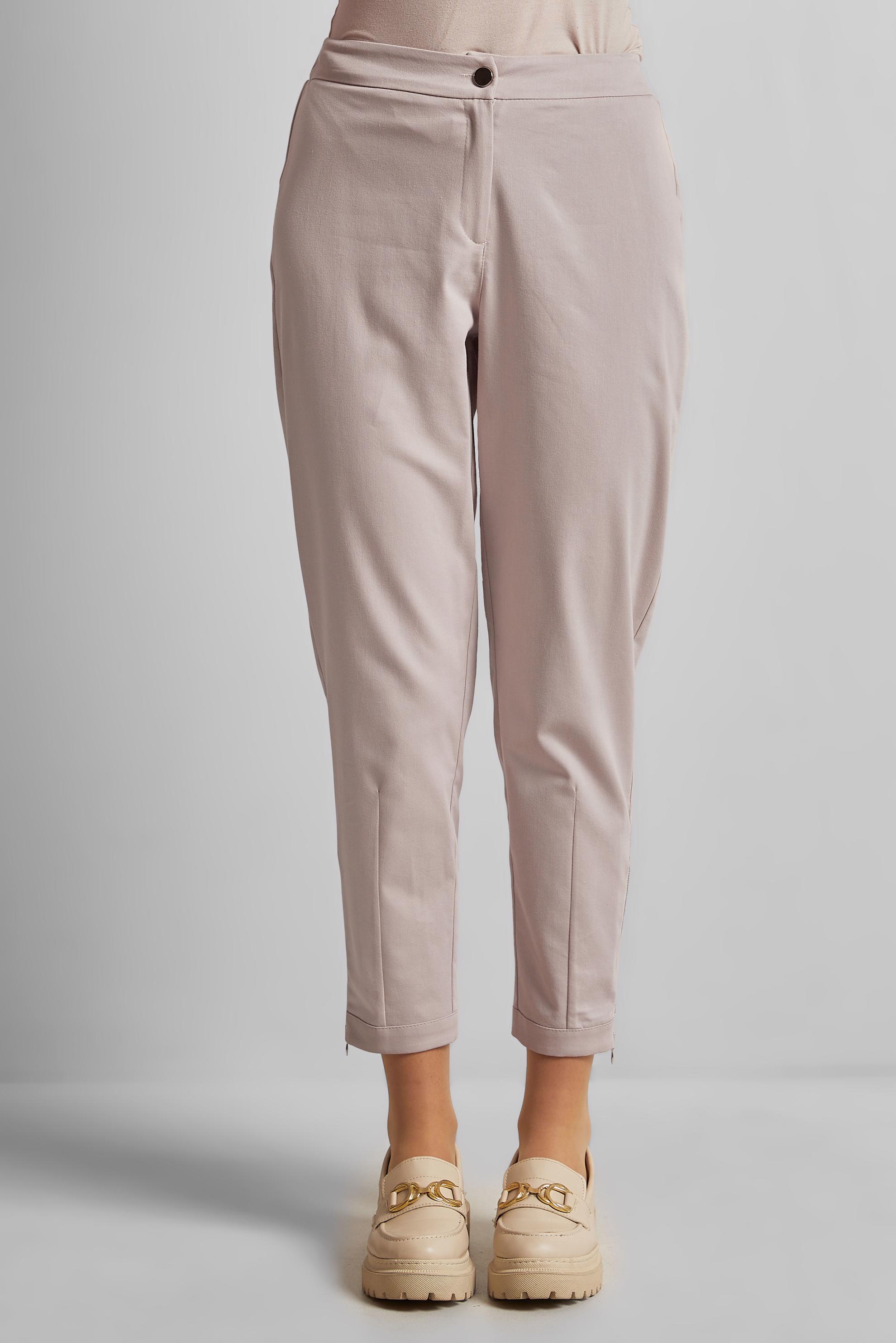 Tesettür giyim BEJ FERMUAR DETAYLI PANTOLON 70893