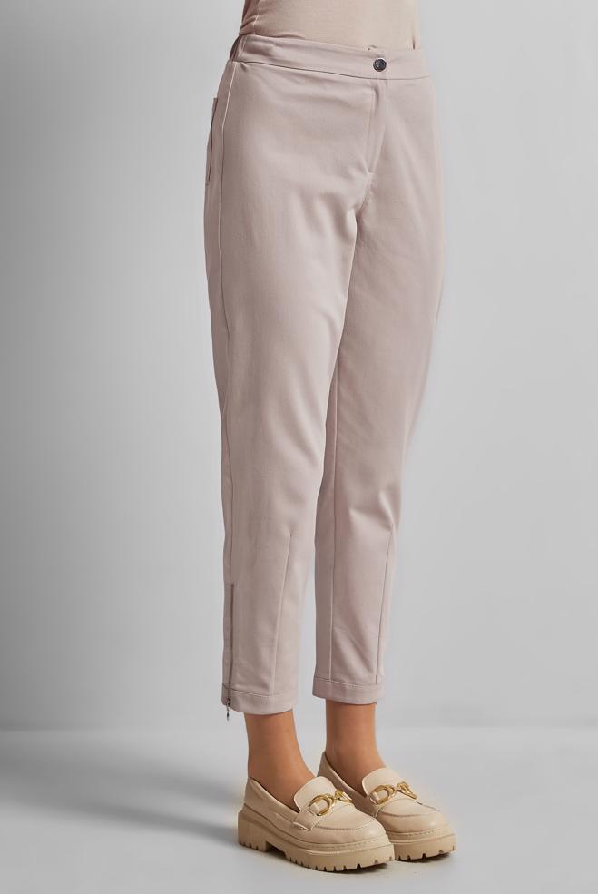 Hijab clothing BEIGE ZIPPER DETAILED PANTS 70893 - ALVİNA
