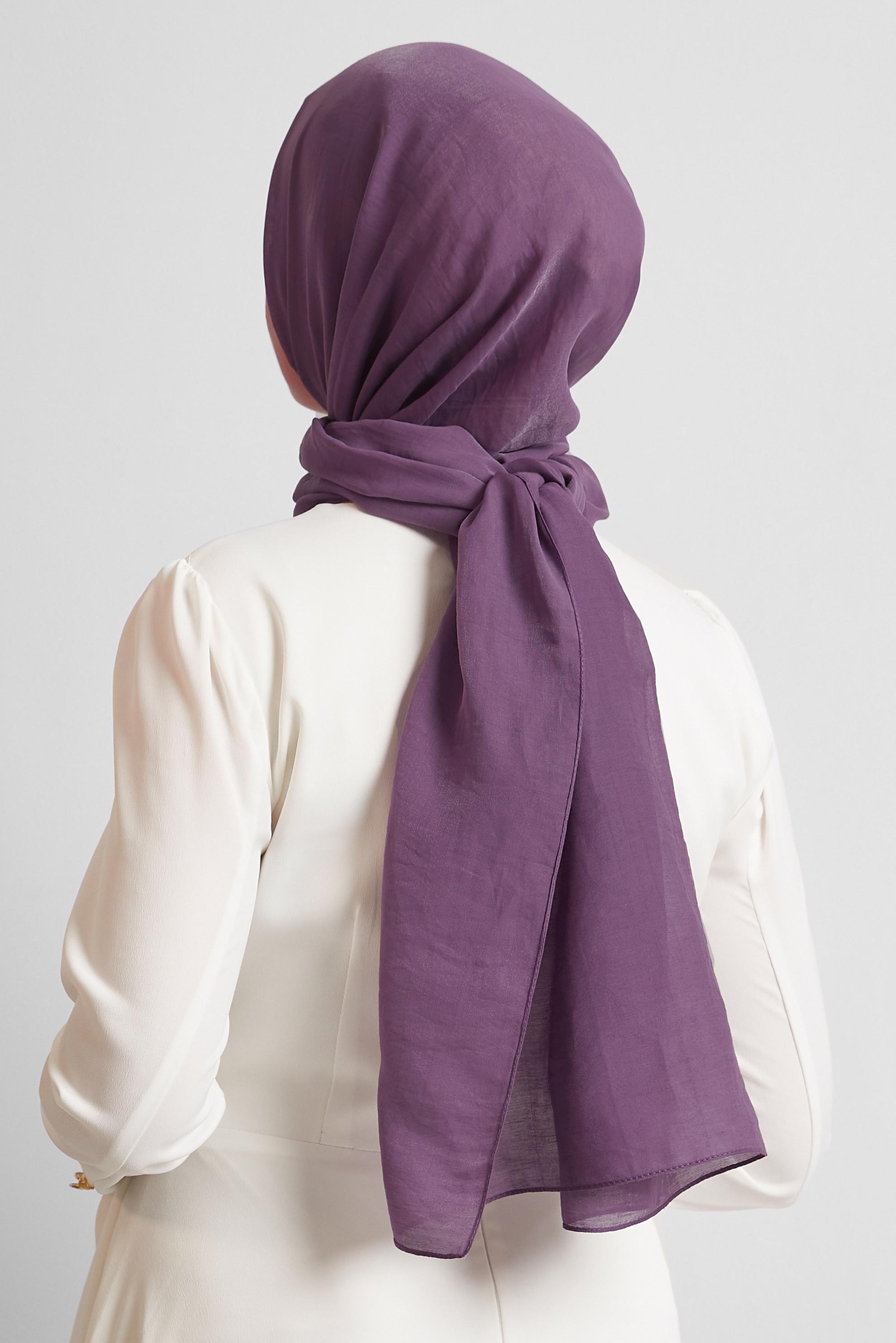 Tesettür giyim MOR ALVİNA PAMUK ŞAL 8544