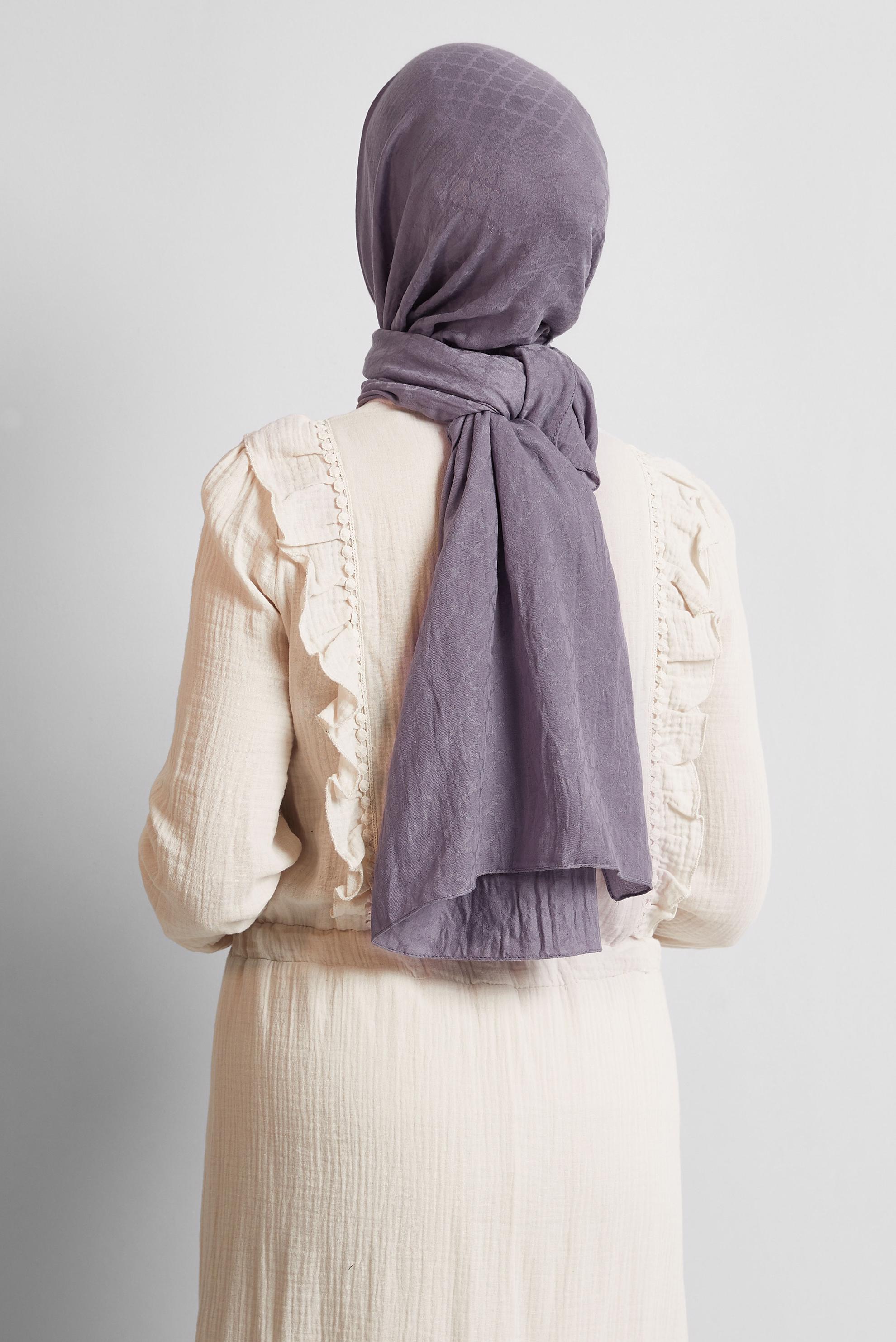 Tesettür giyim GRİ ALVİNA ŞAL 8545