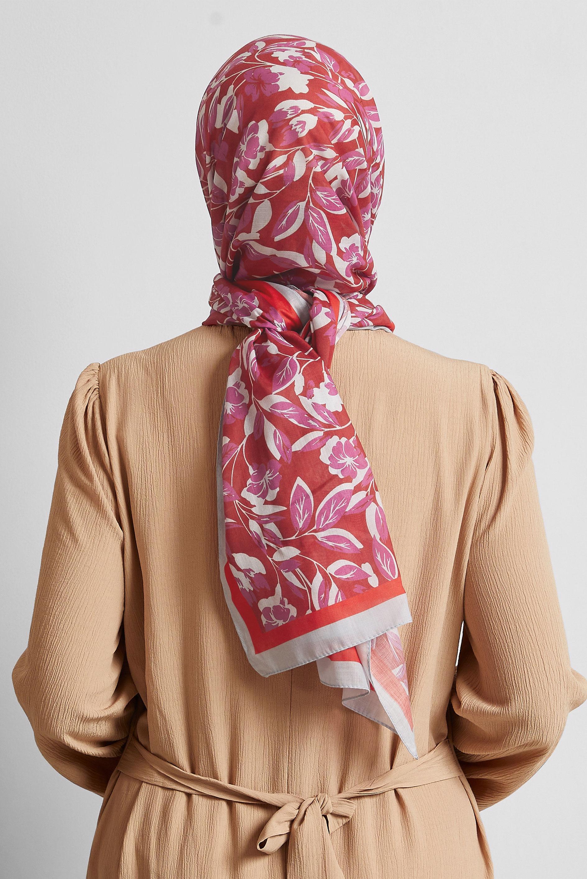 Tesettür giyim GÜMÜŞ ALVİNA ŞAL 8555